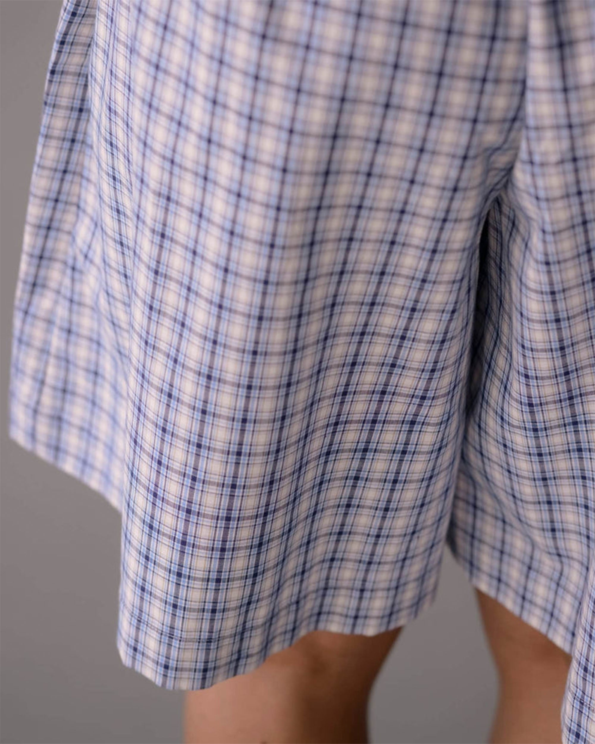 Claude Shorts - Blue Check