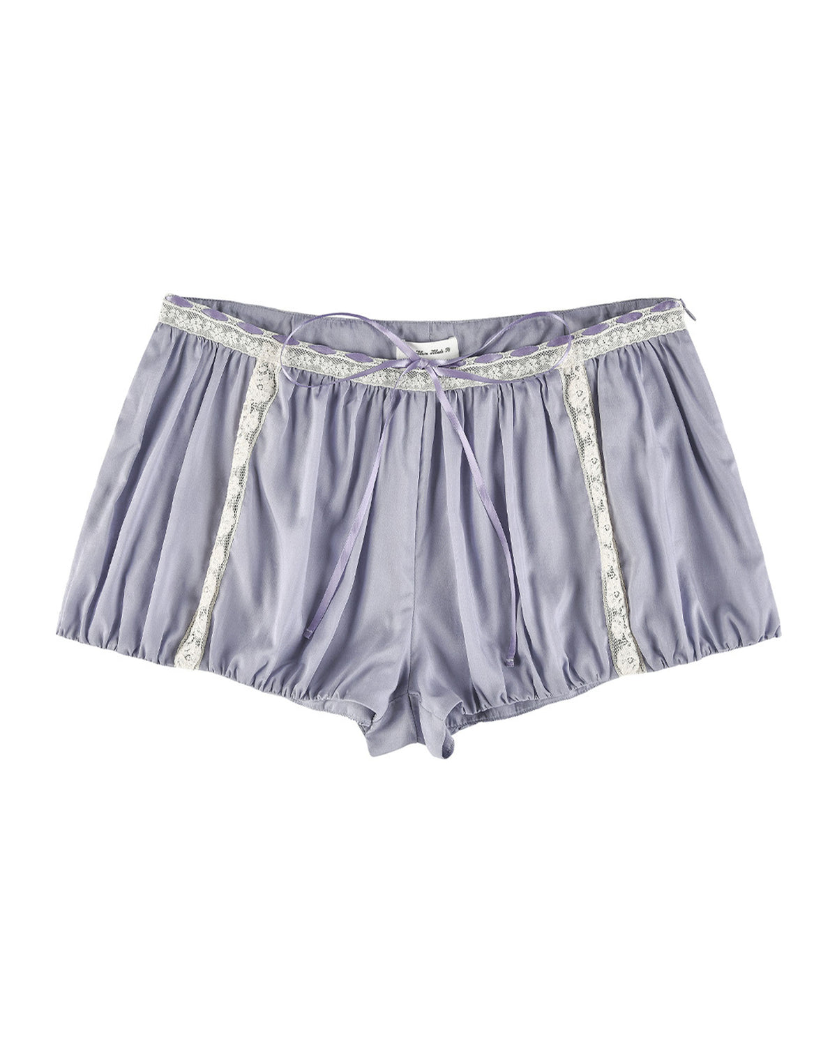 Lace Ribbon Shorts - Wisteria