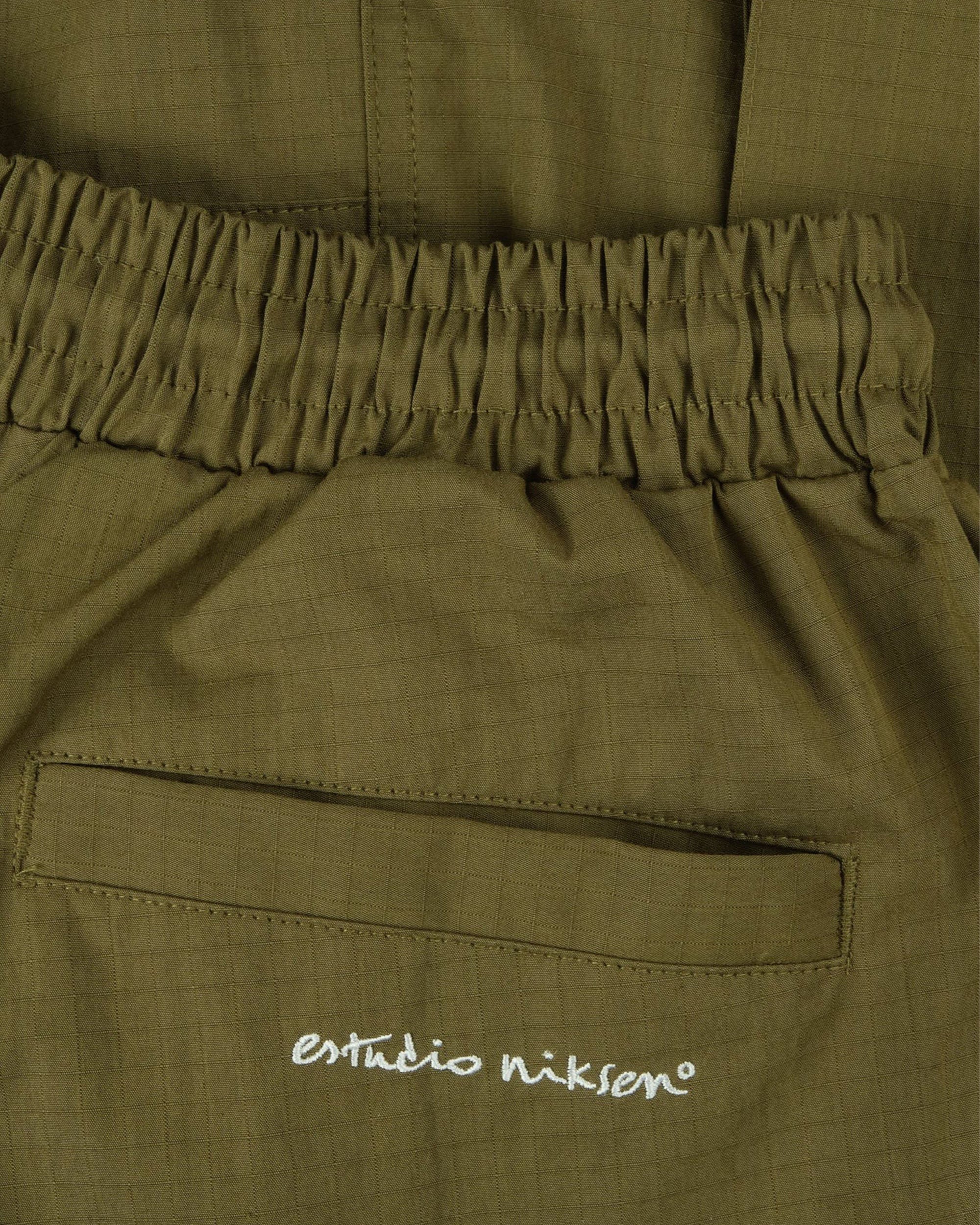 Ripstop Balloon Cargo Shorts - Khaki