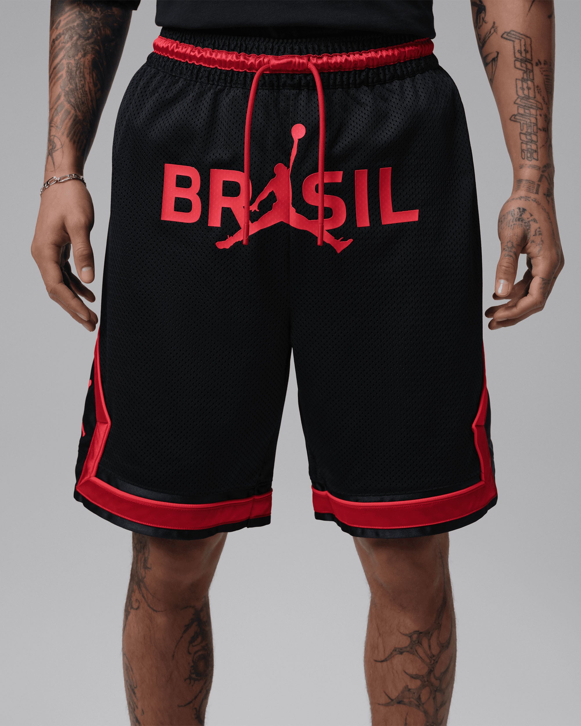 Jordan Mesh Diamond Short - Black