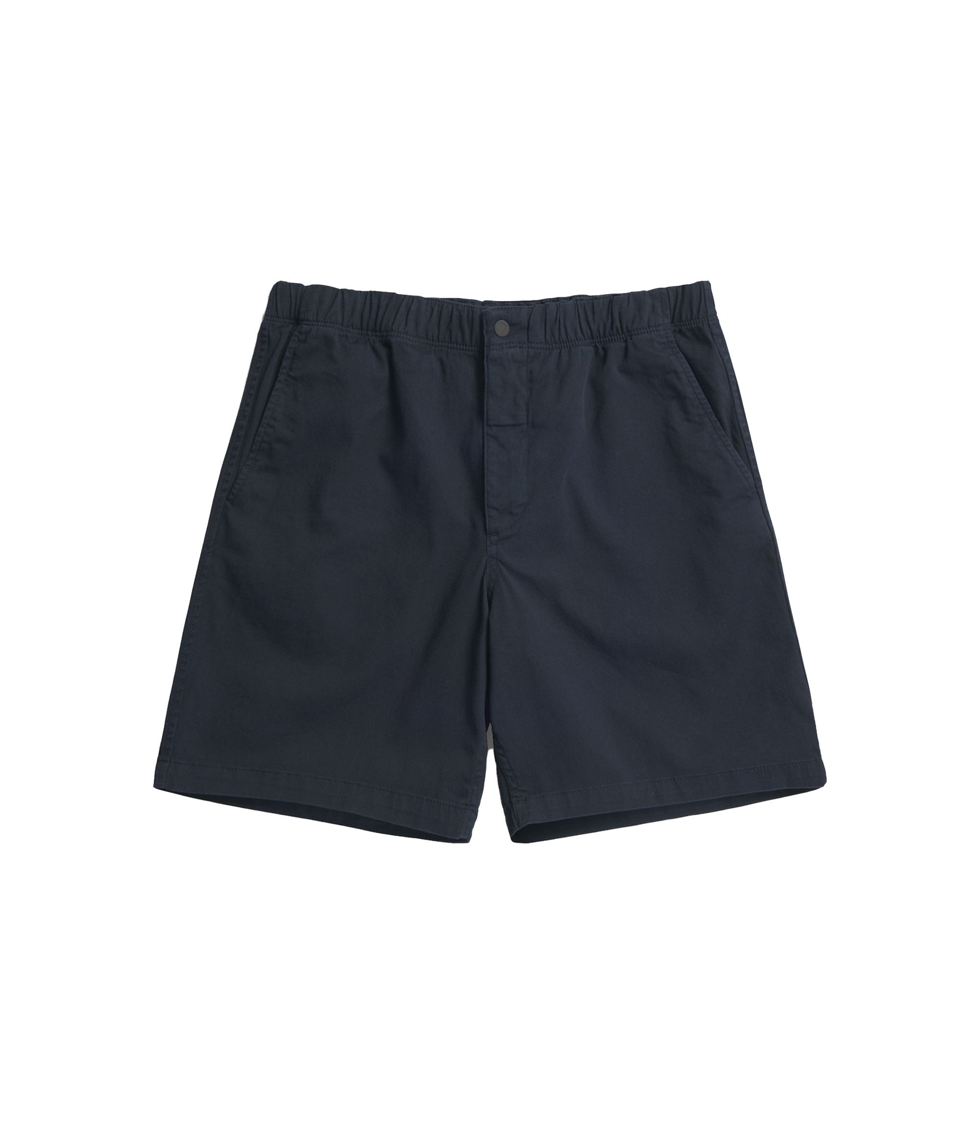 Ezra Relaxed Organic Stretch Twill Short - Graphite