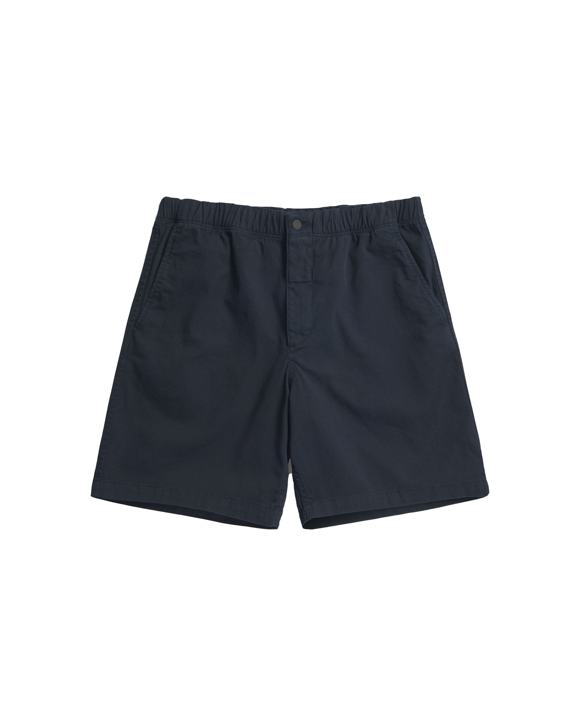 Ezra Relaxed Organic Stretch Twill Short - Graphite