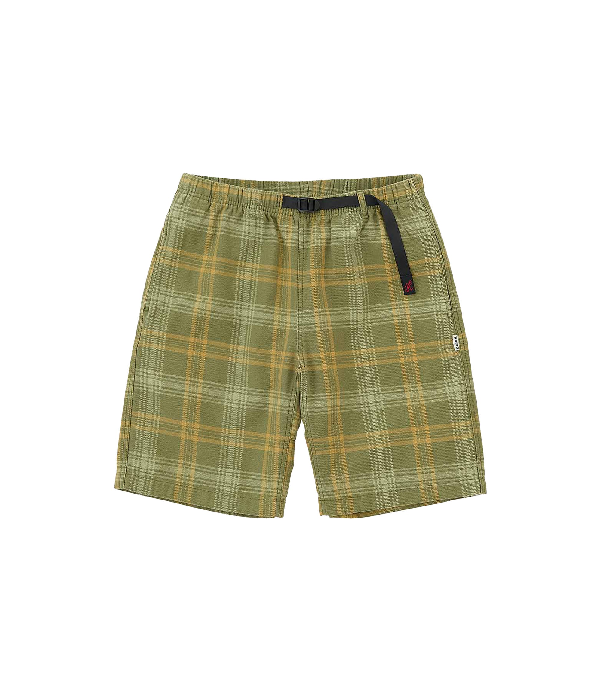Hemp G-Short - Plaid