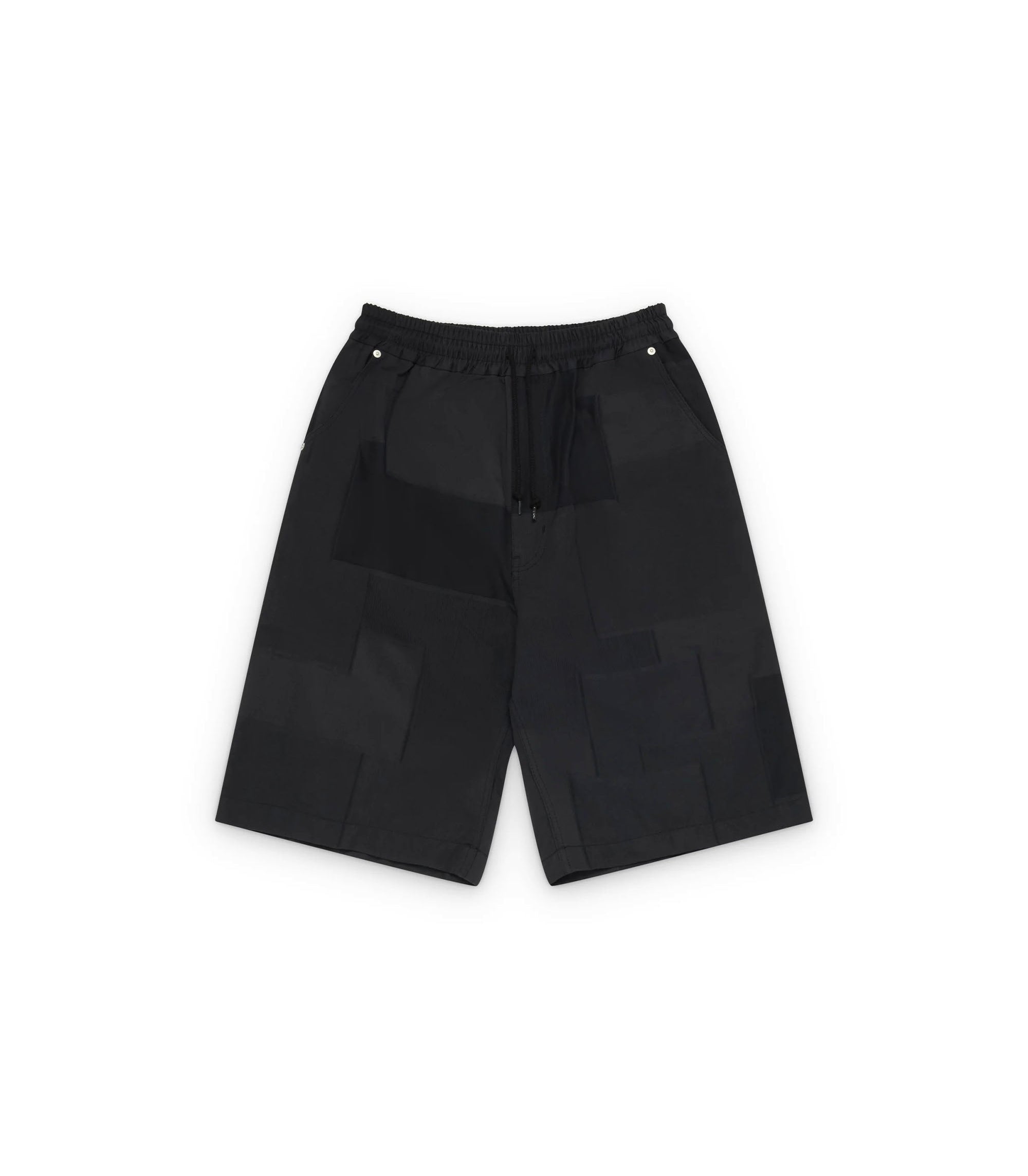 Patchwork Shorts - Navy
