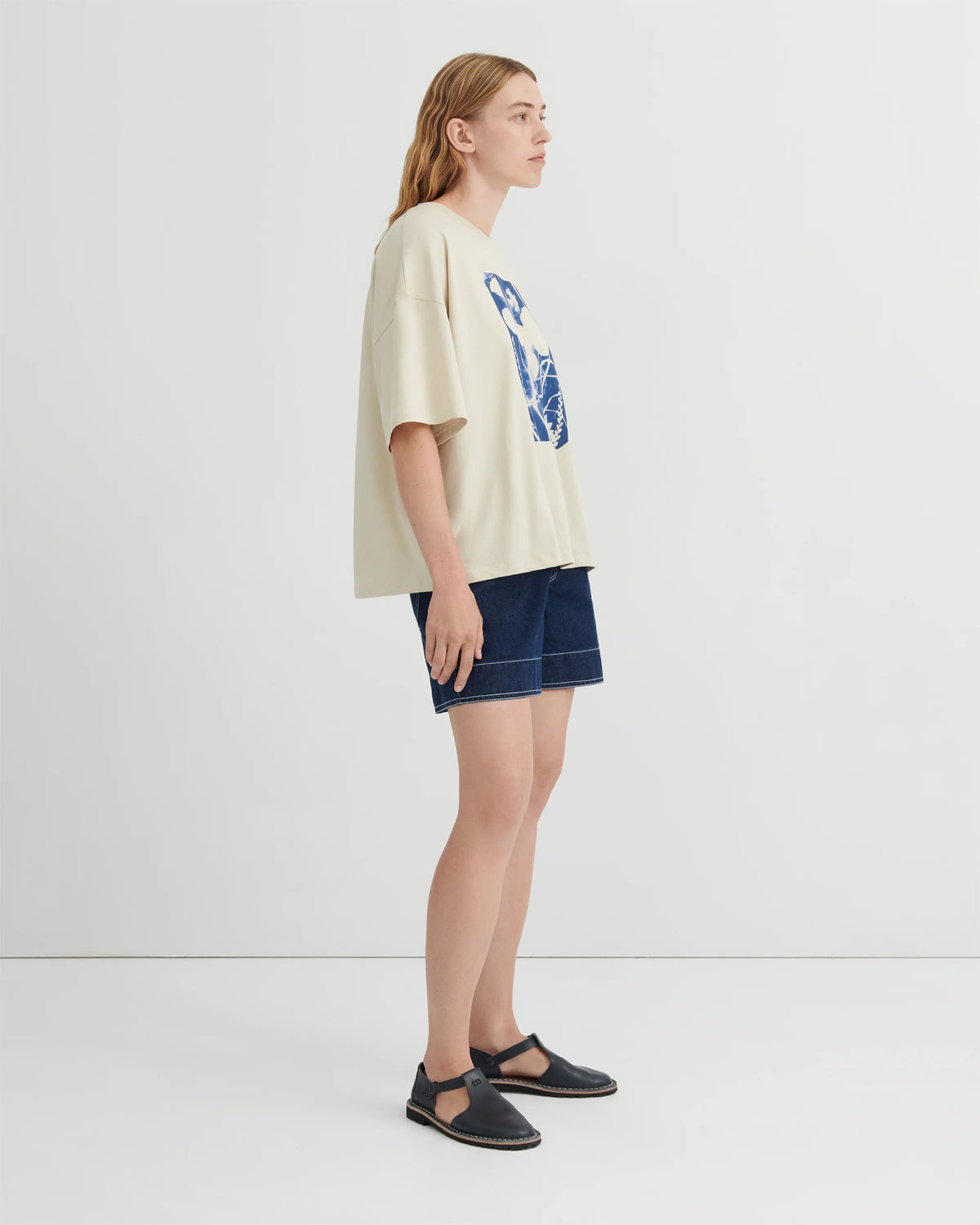 Cyanotype T-Shirt - Stone