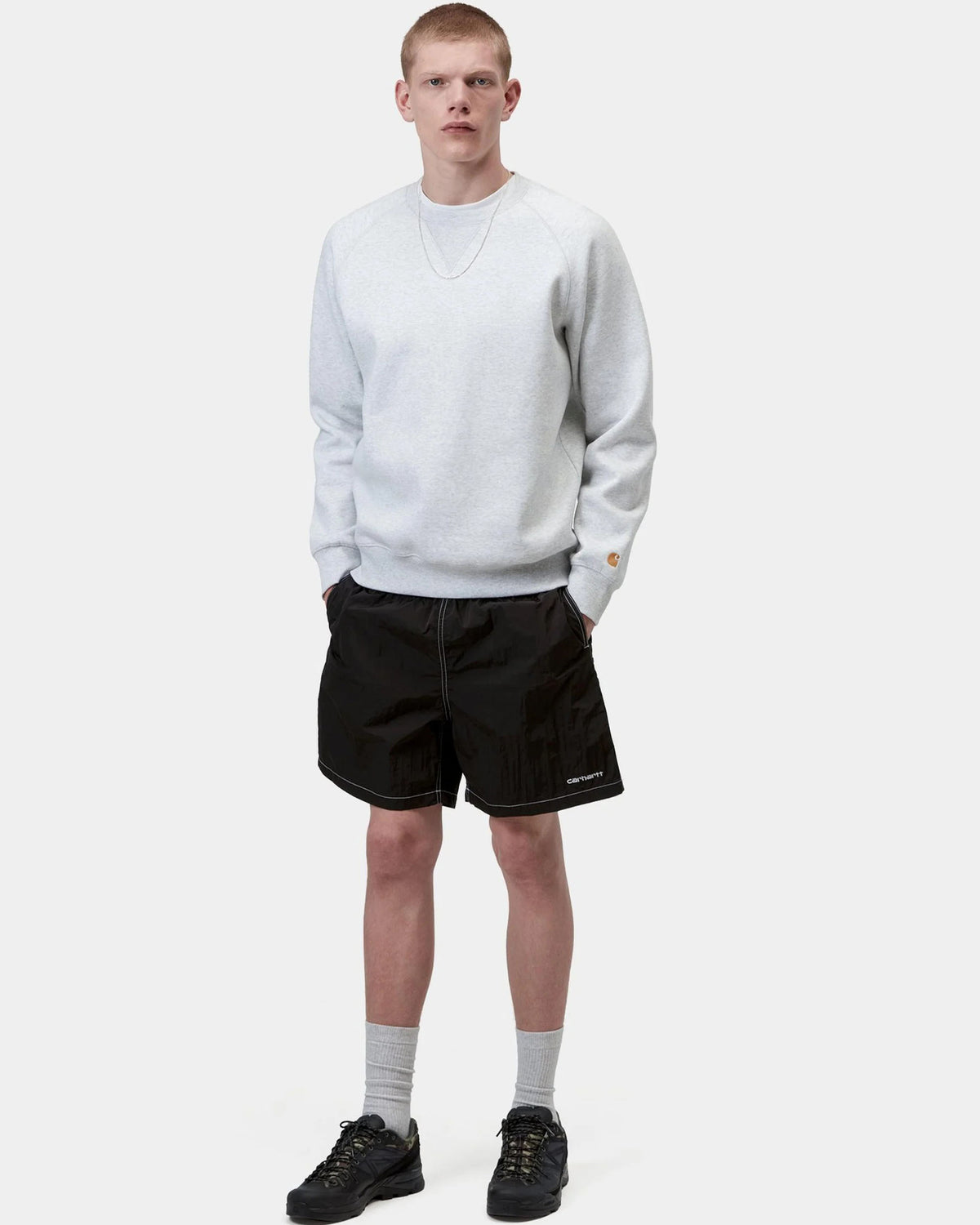 Canby Swim Trunks - Black / White