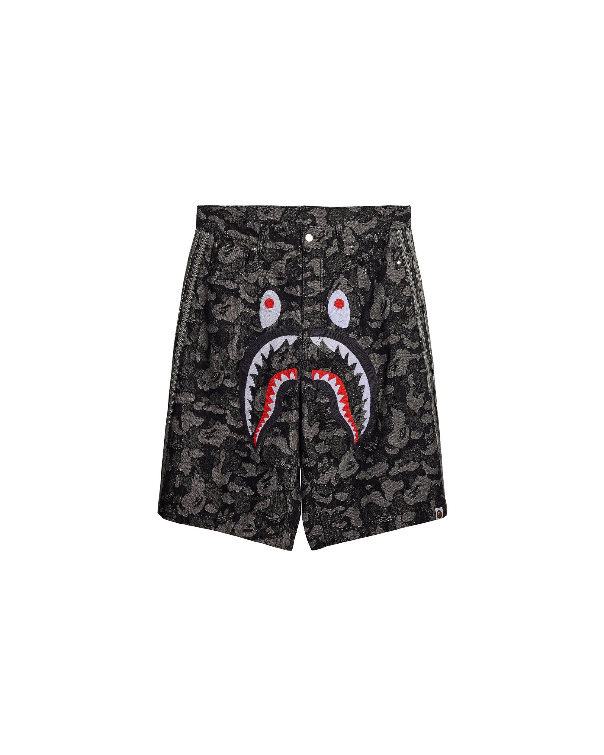 BAPE Shark Denim Jorts - Multi