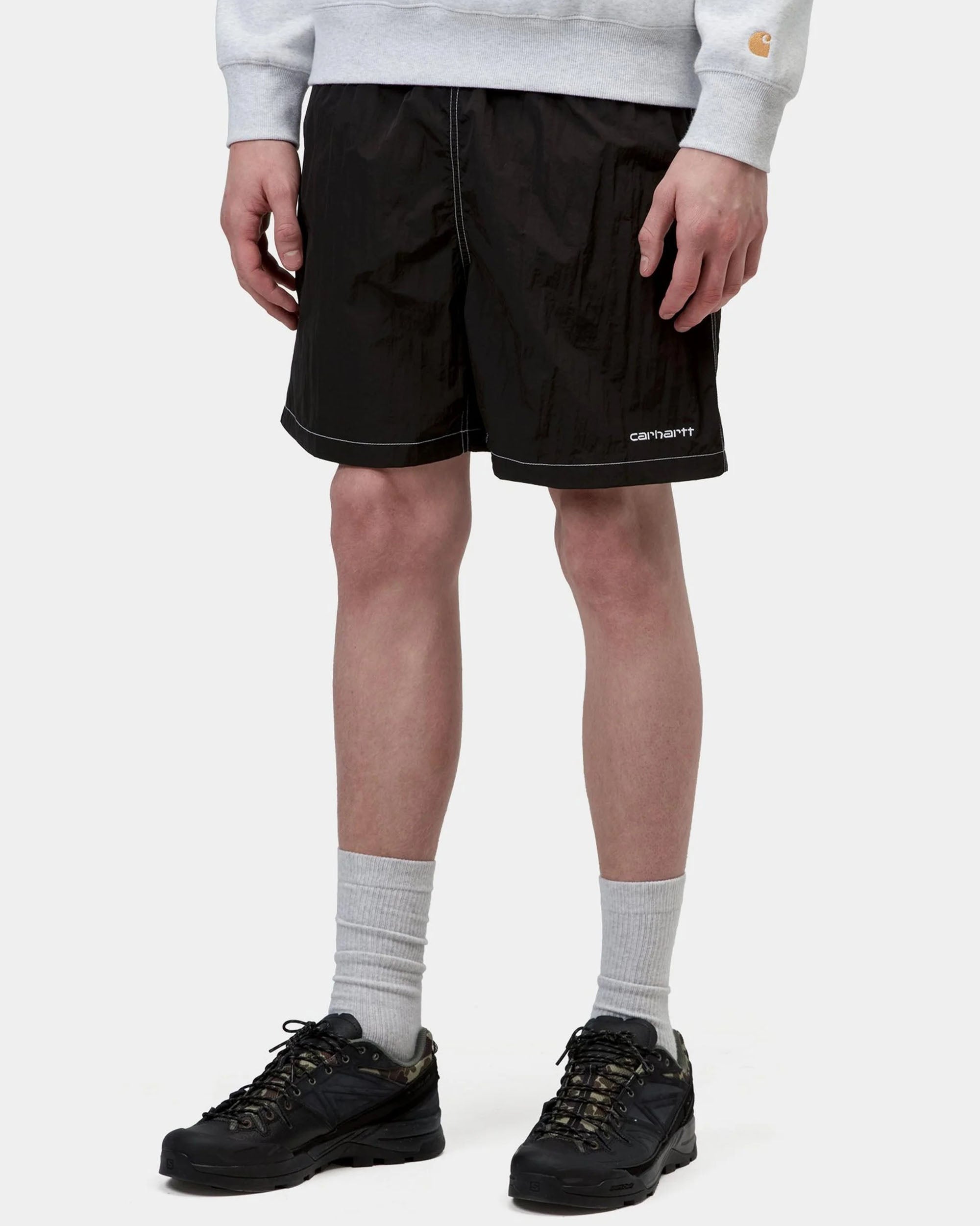 Canby Swim Trunks - Black / White
