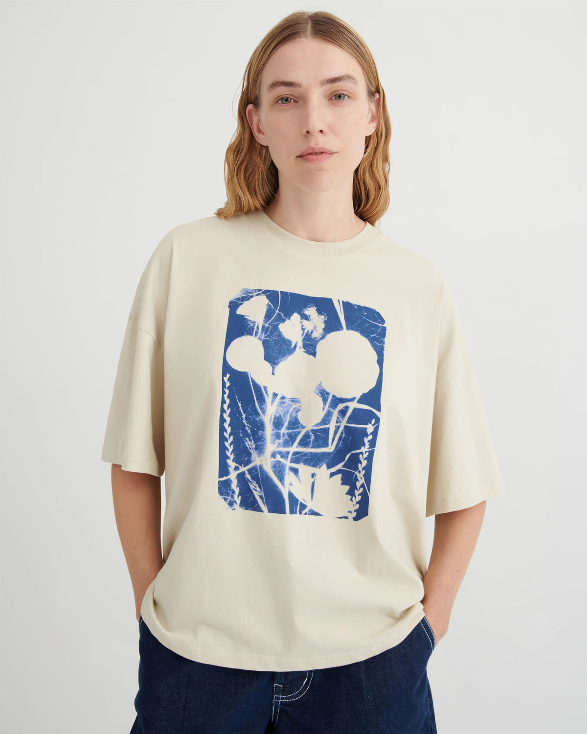 Cyanotype T-Shirt - Stone