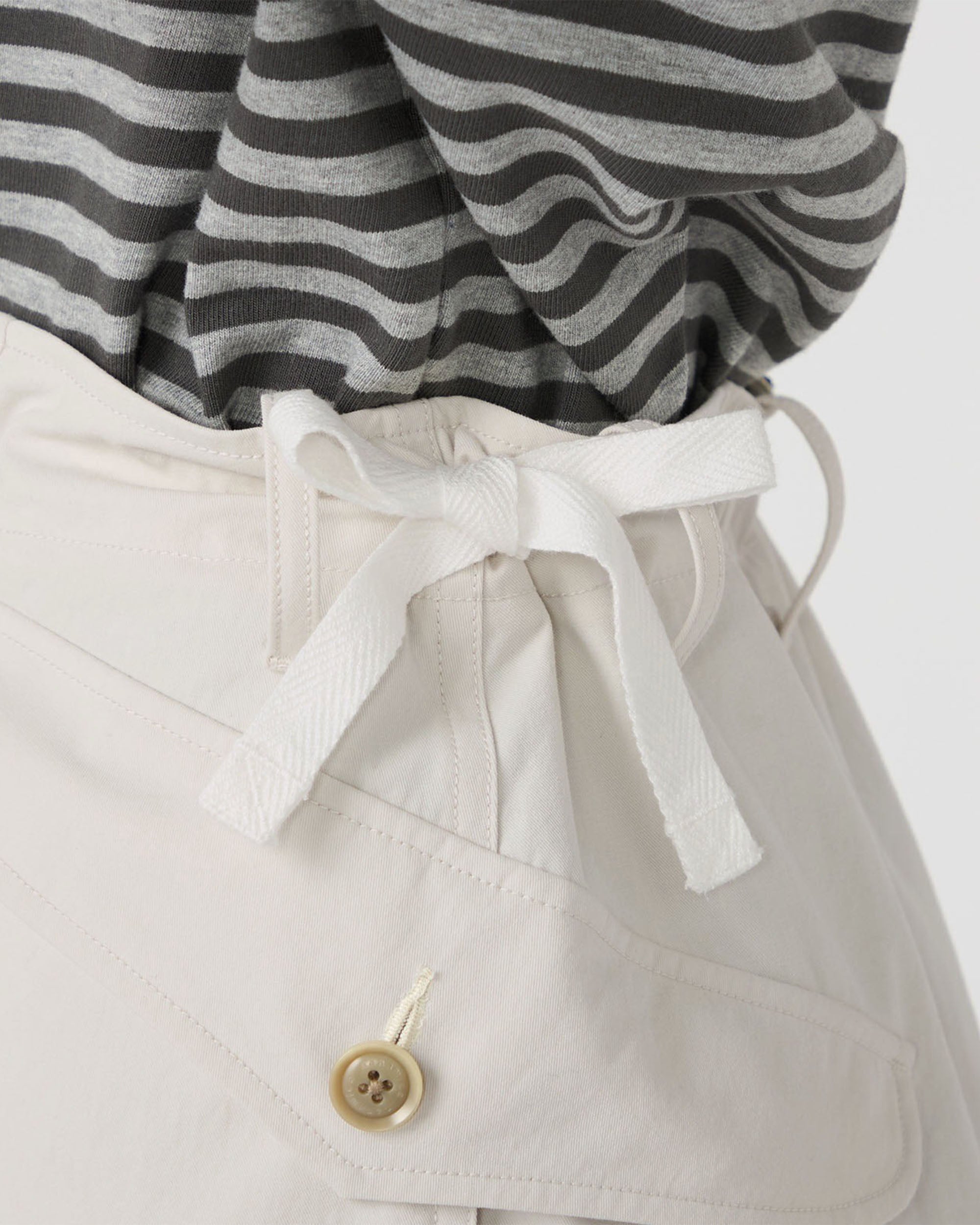 Relaxed Fit Cargo Skirt - Tan
