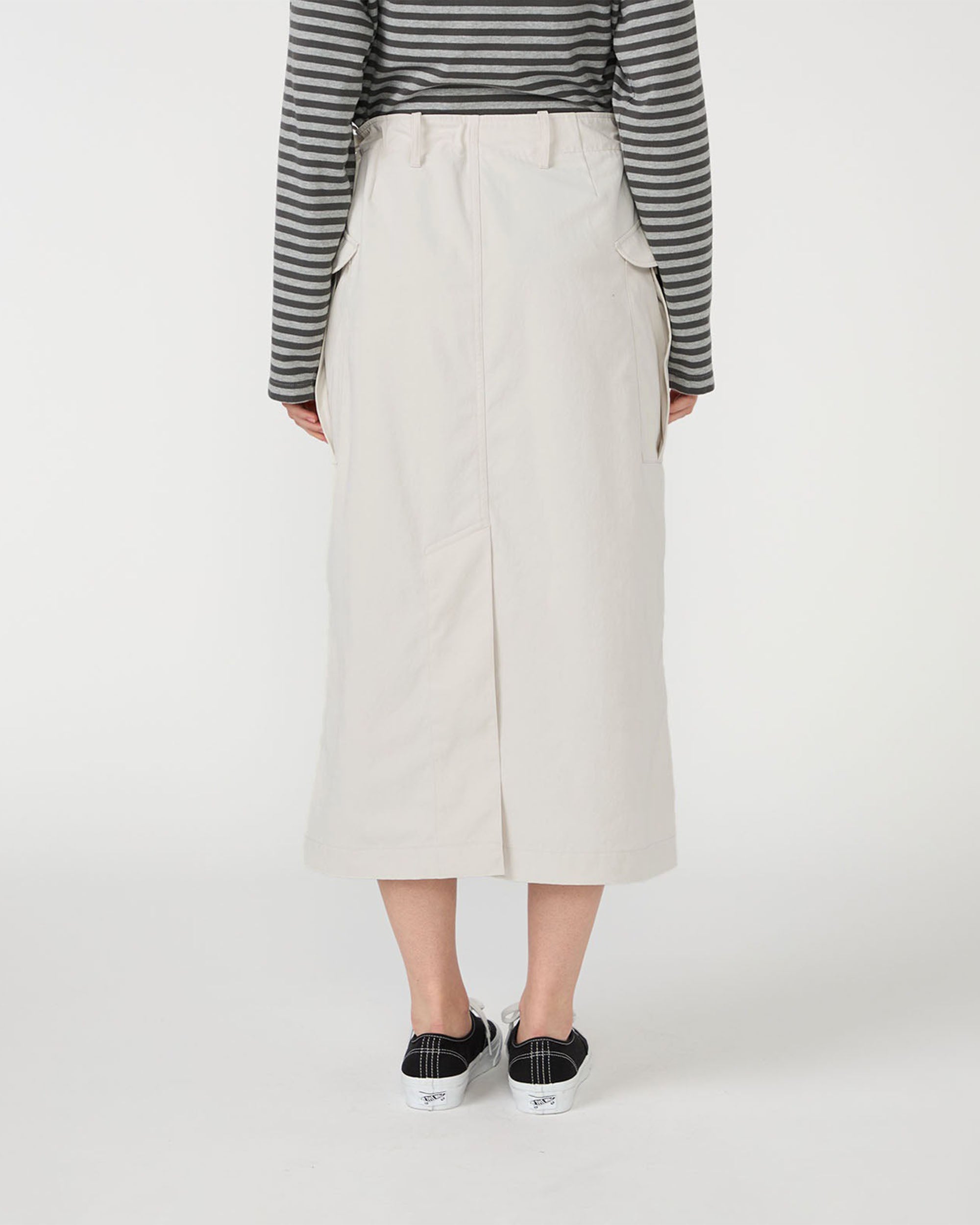 Chino Skirt - Light Grey