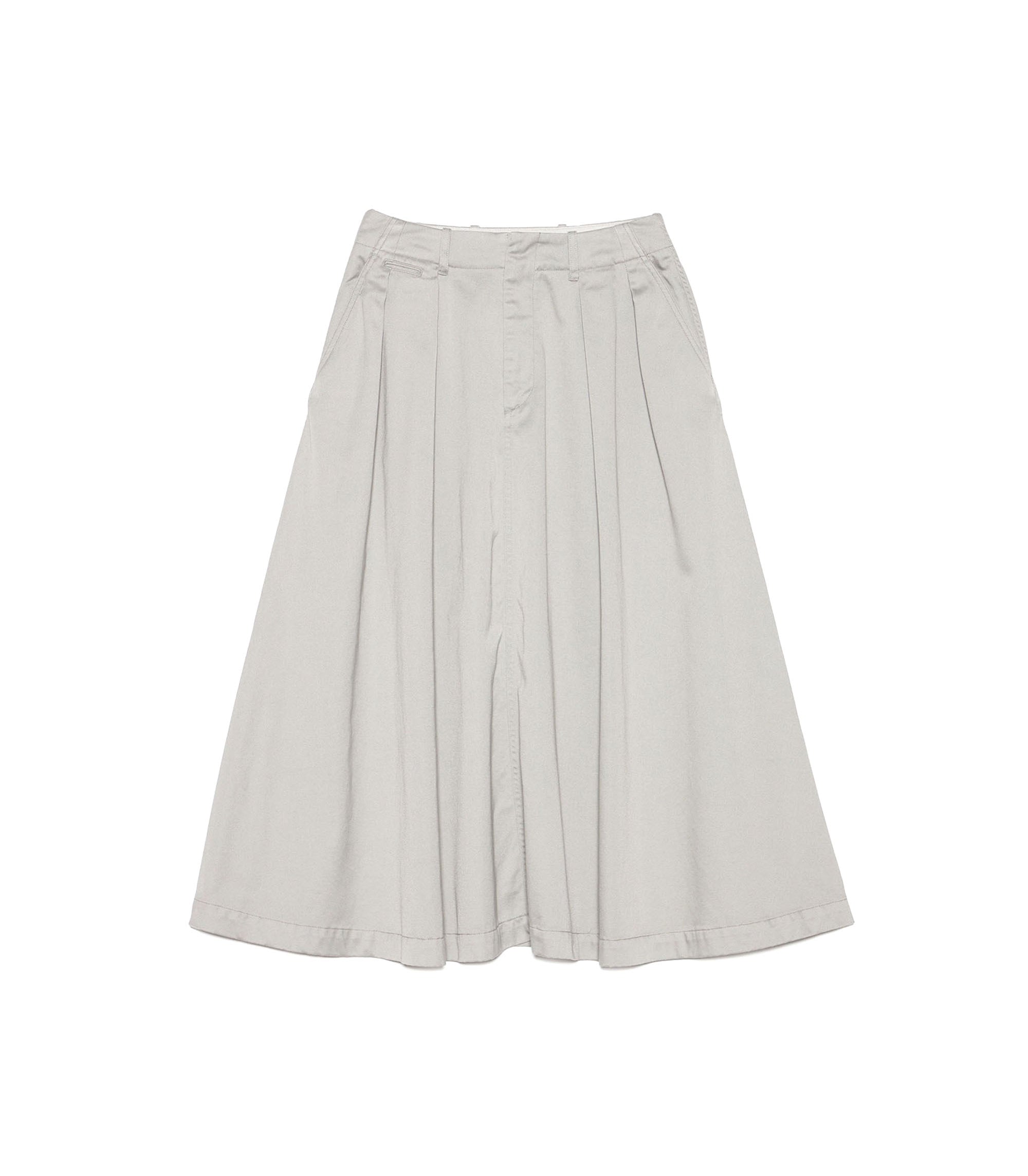 Chino Skirt - Light Grey