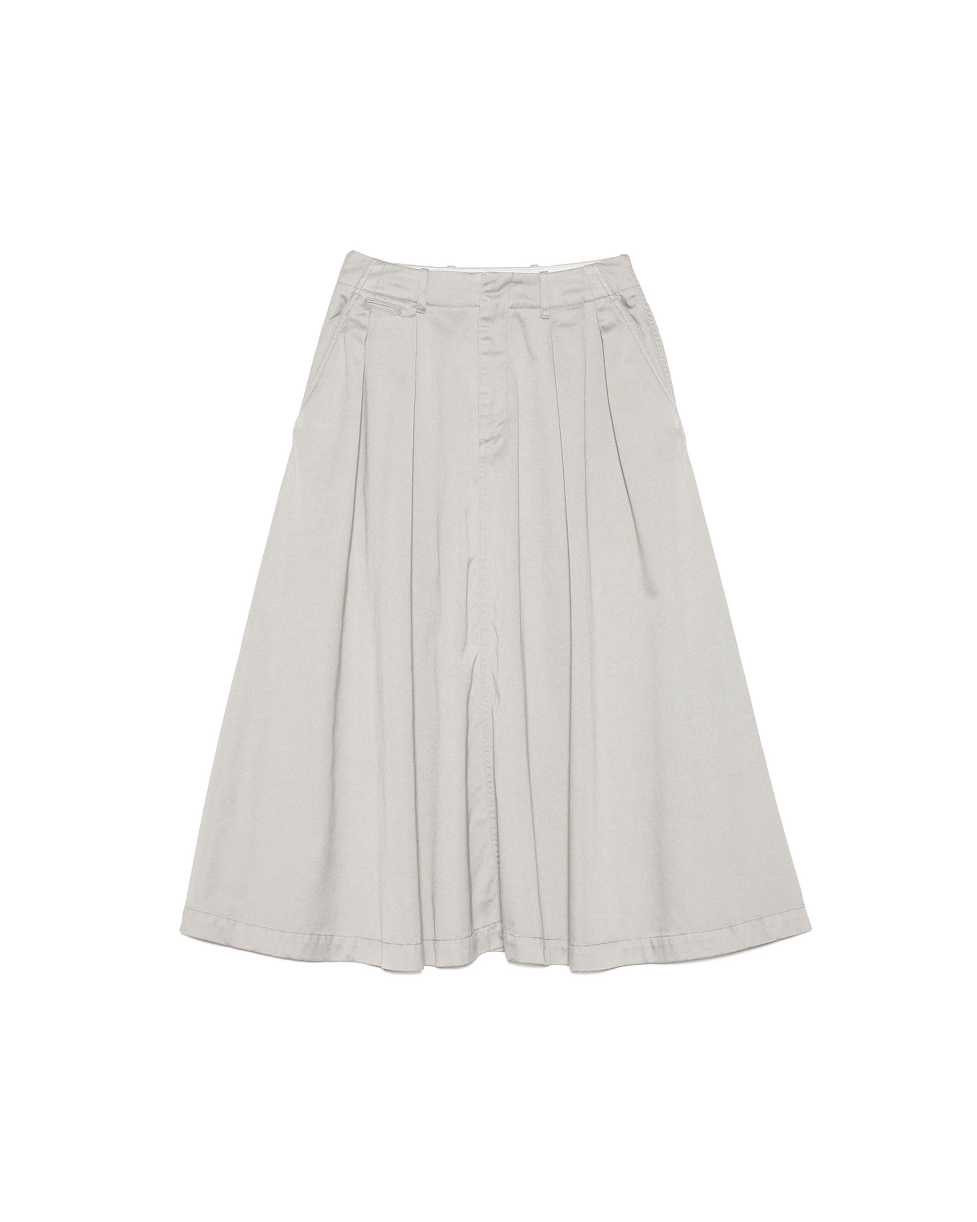 Chino Skirt - Light Grey