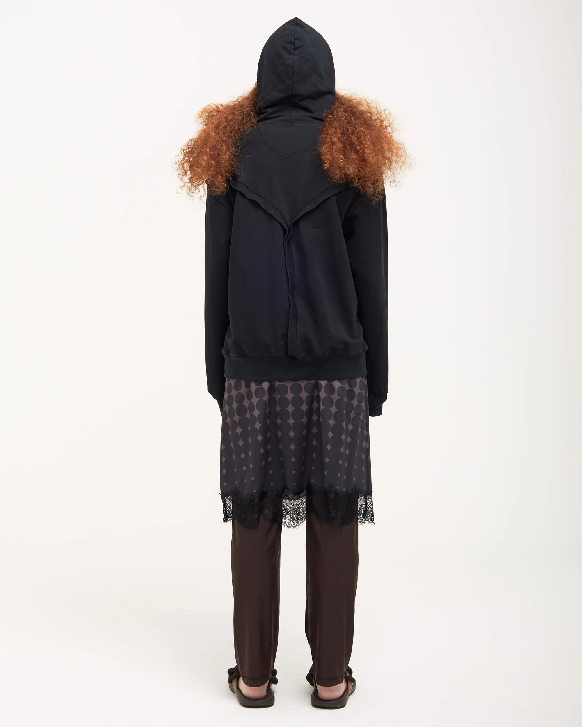 Print Slip Skirt - Spot