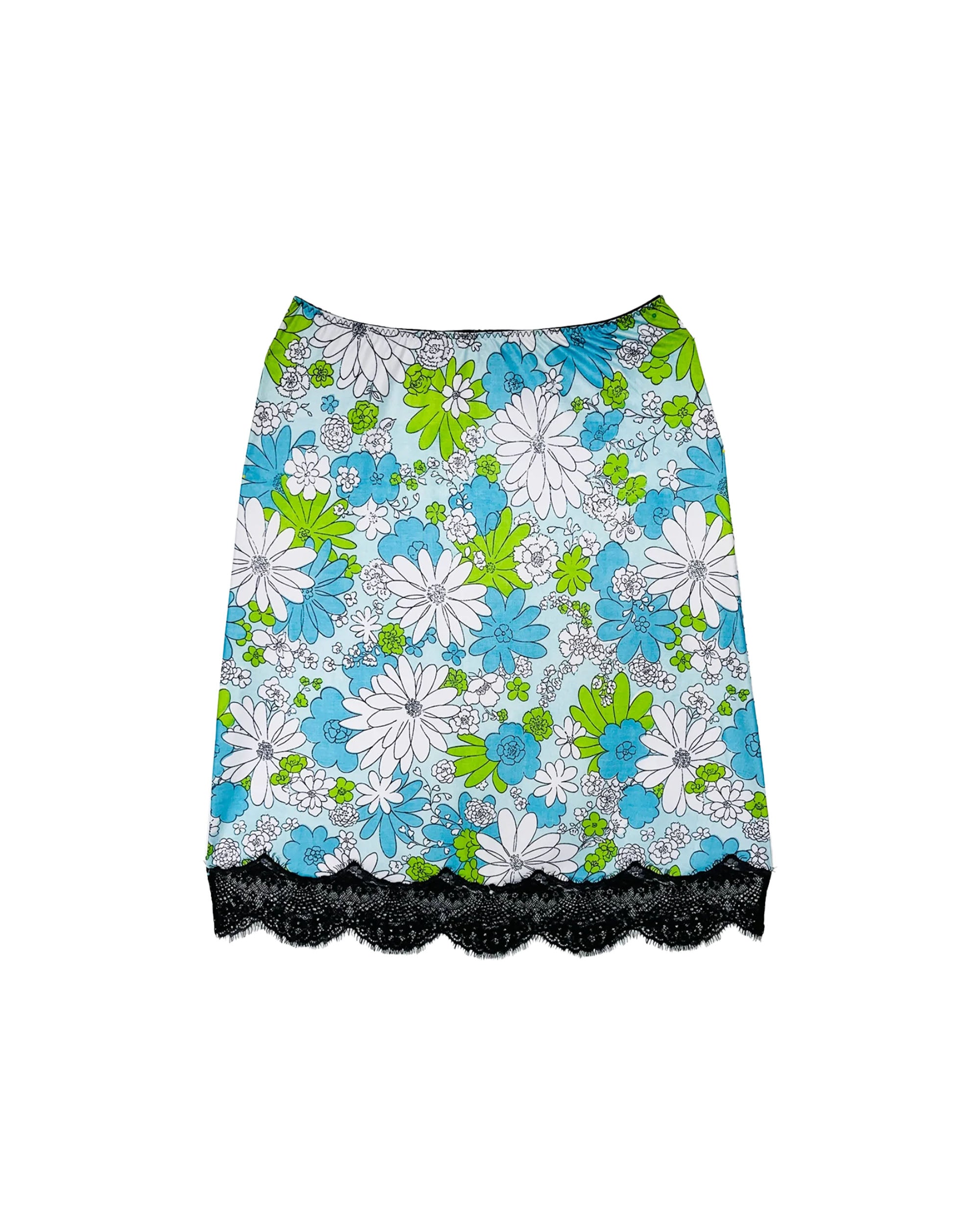 Print Slip Skirt - Floral