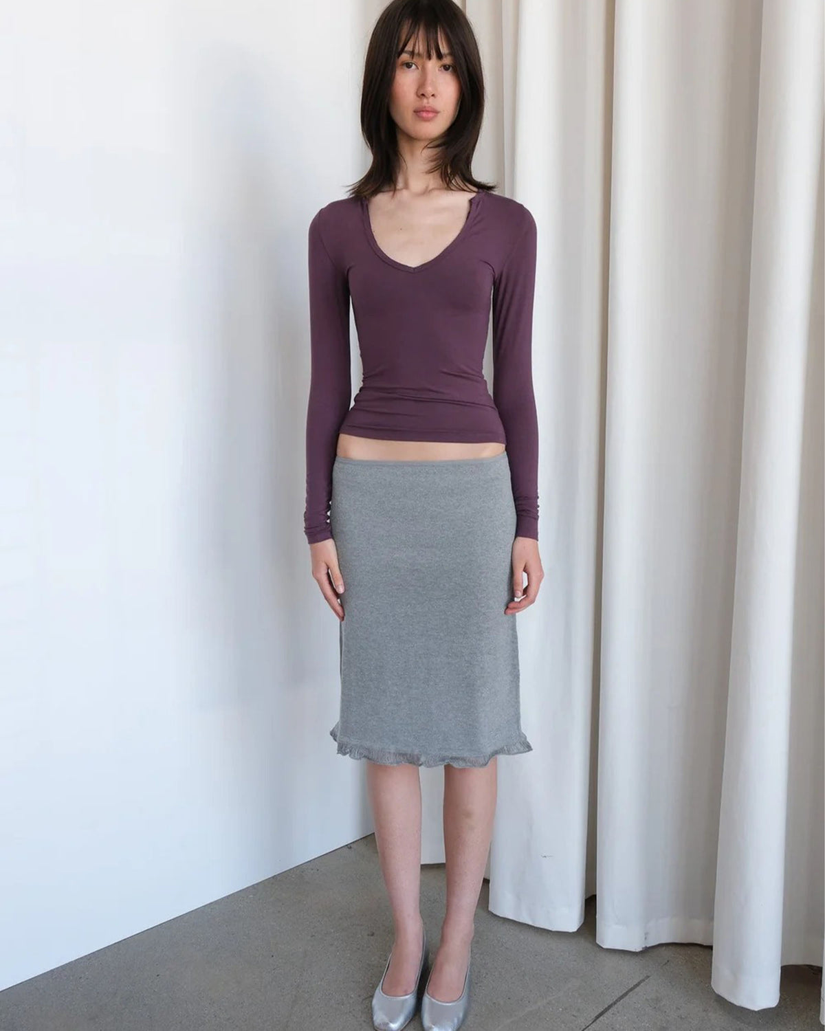 Louisa Skirt - Grey