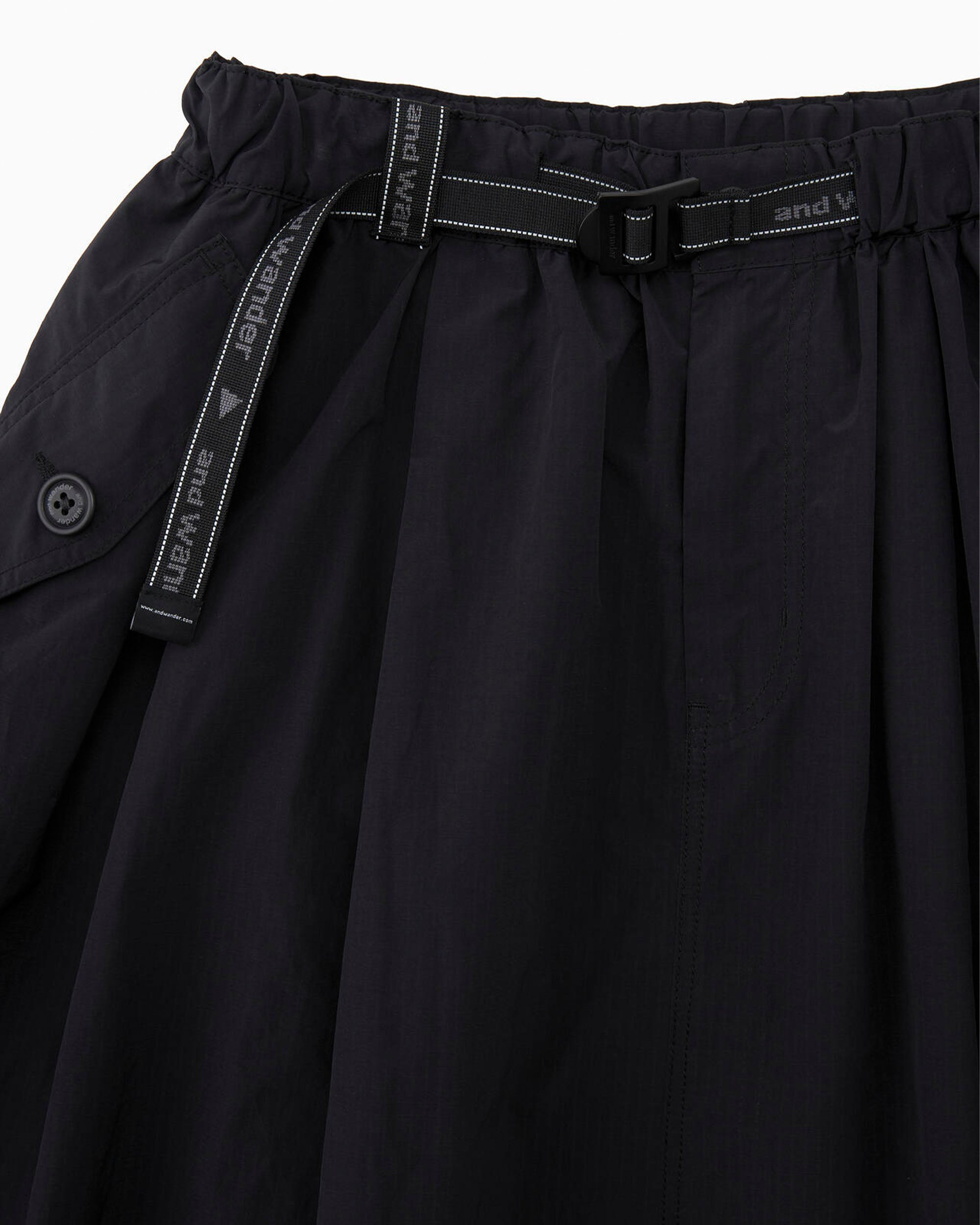 Oversized Cargo Skirt - Black
