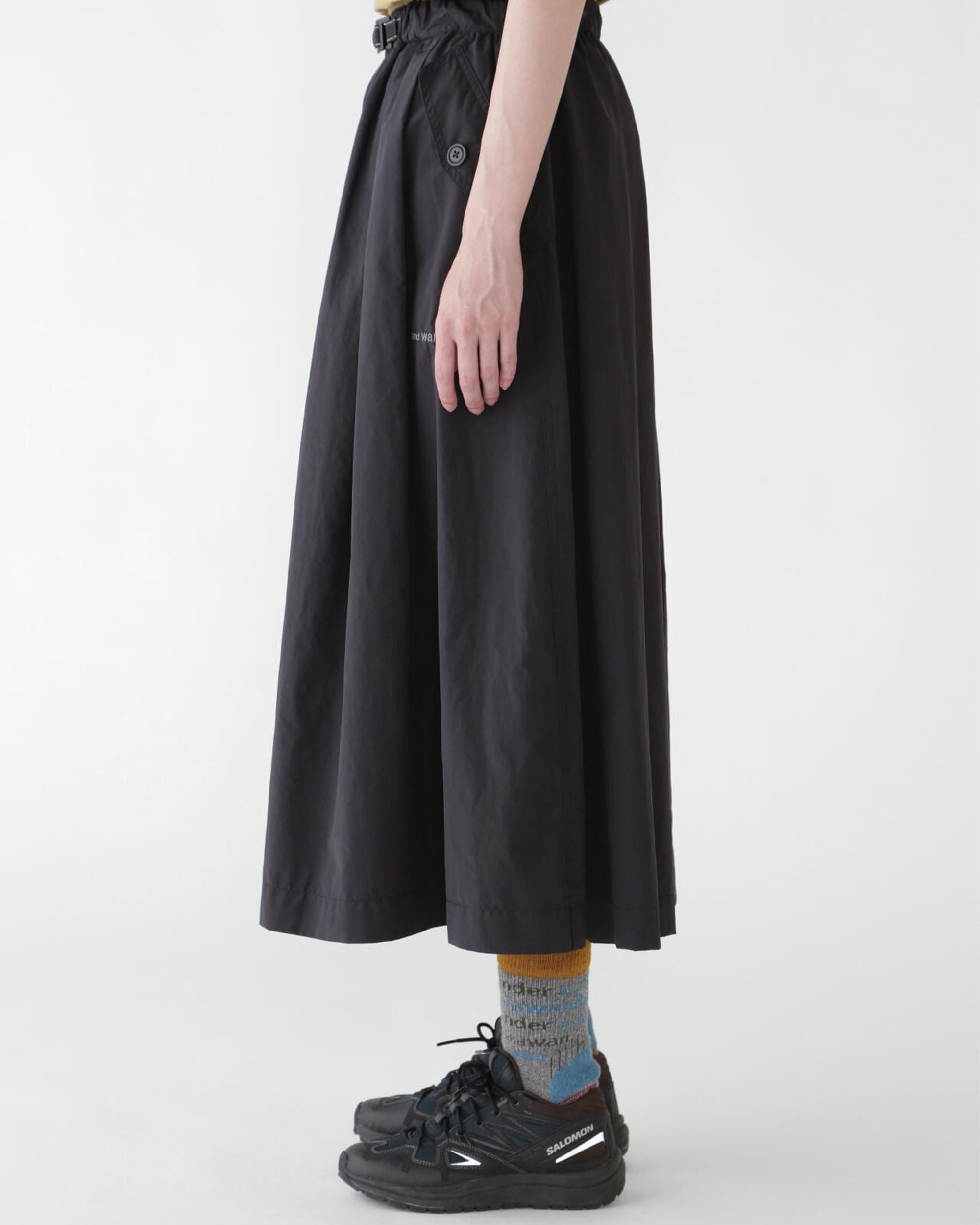 Oversized Cargo Skirt - Black