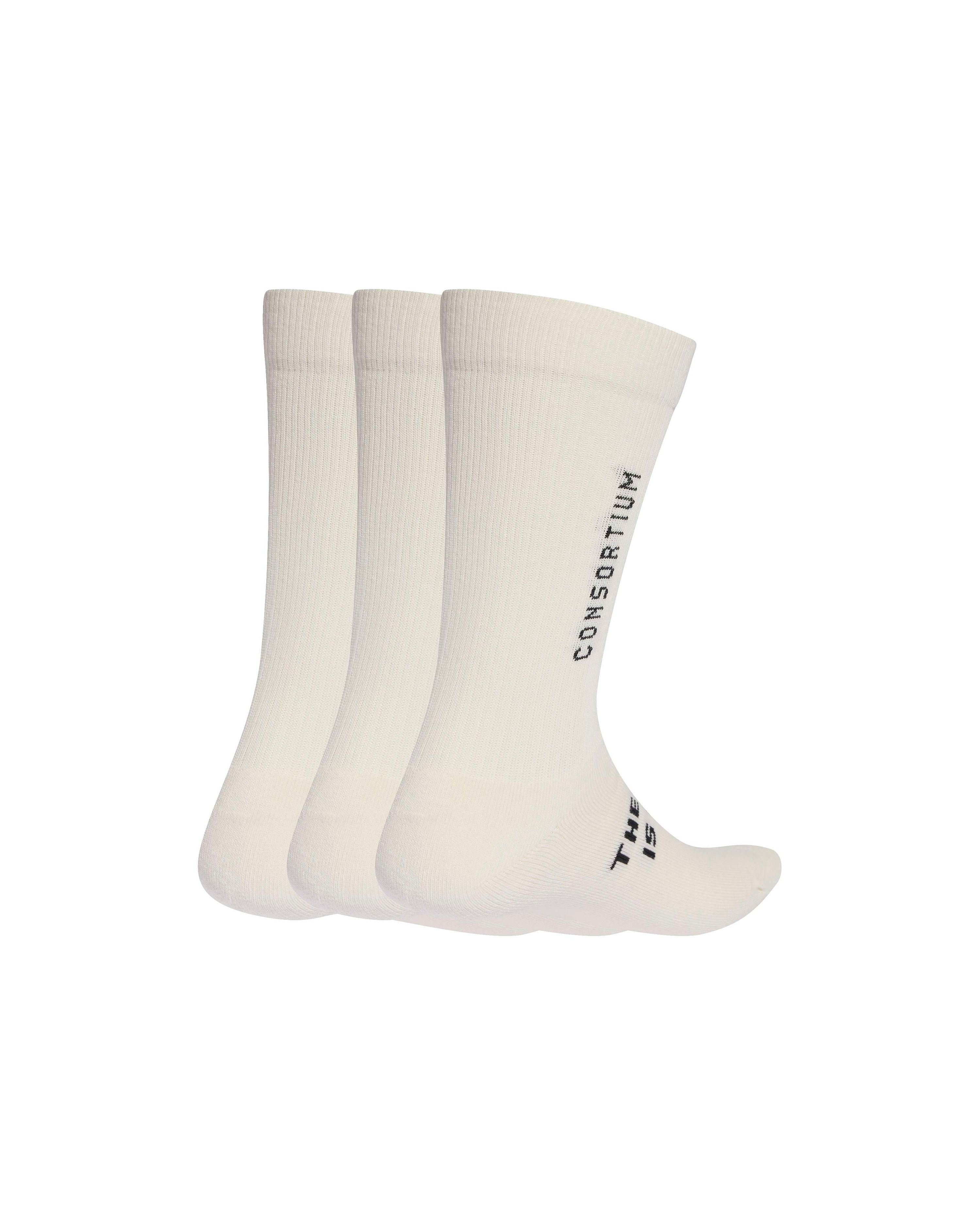 Consortium Socks - Core White