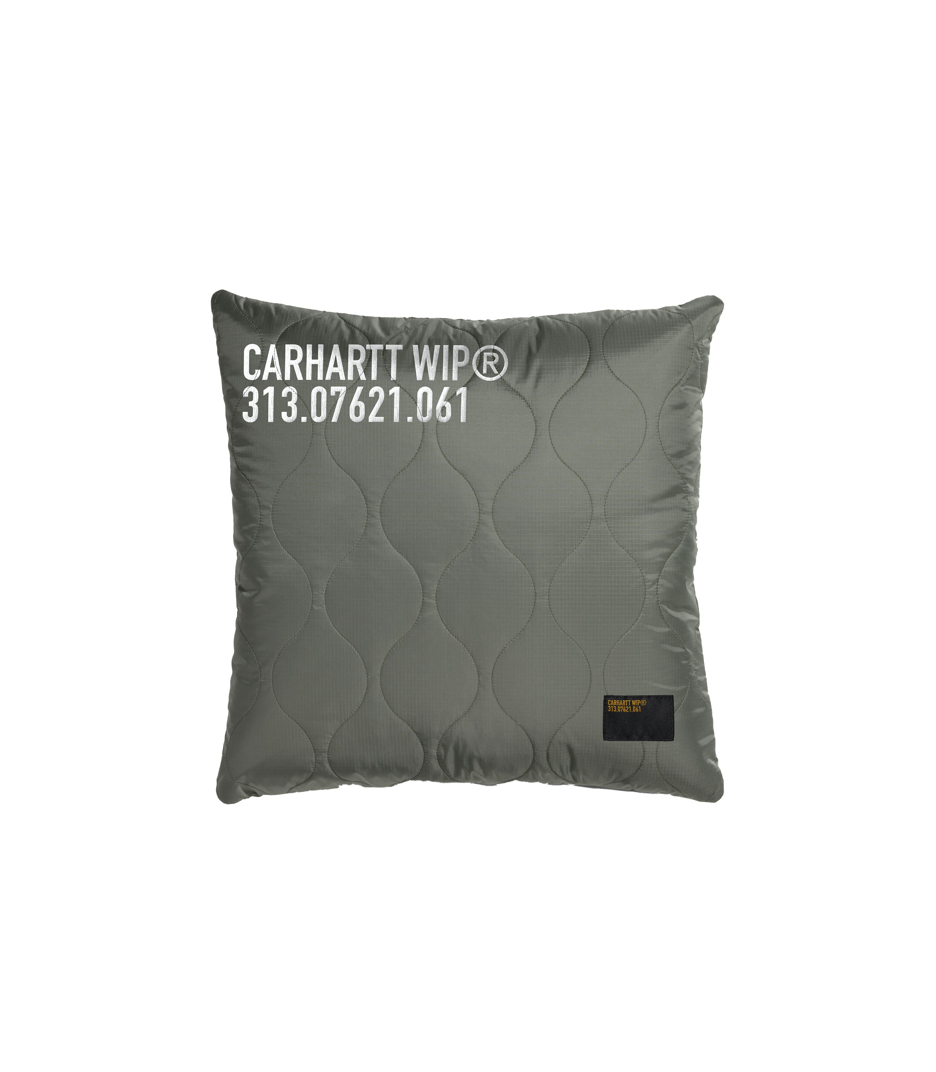 Tour Quilted Pillow - Smoke Green / Reflective
