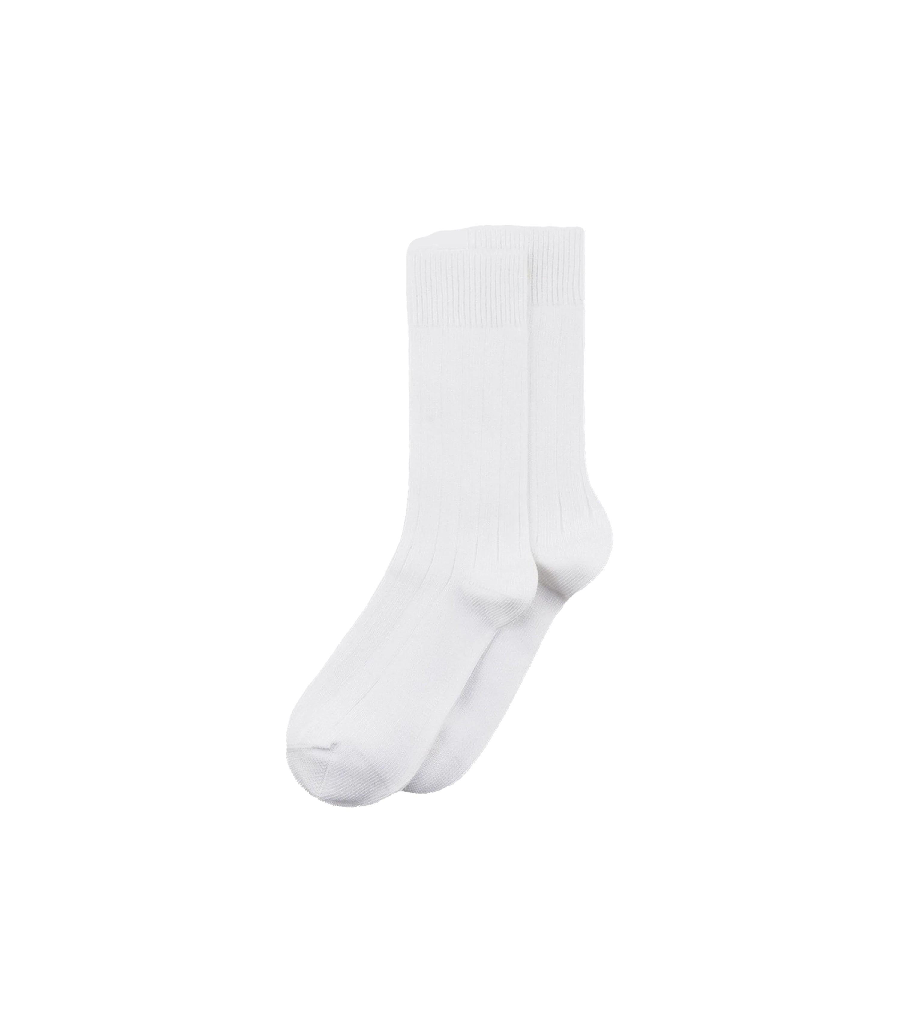 Bykle Cordura Wide Rib Sock - White