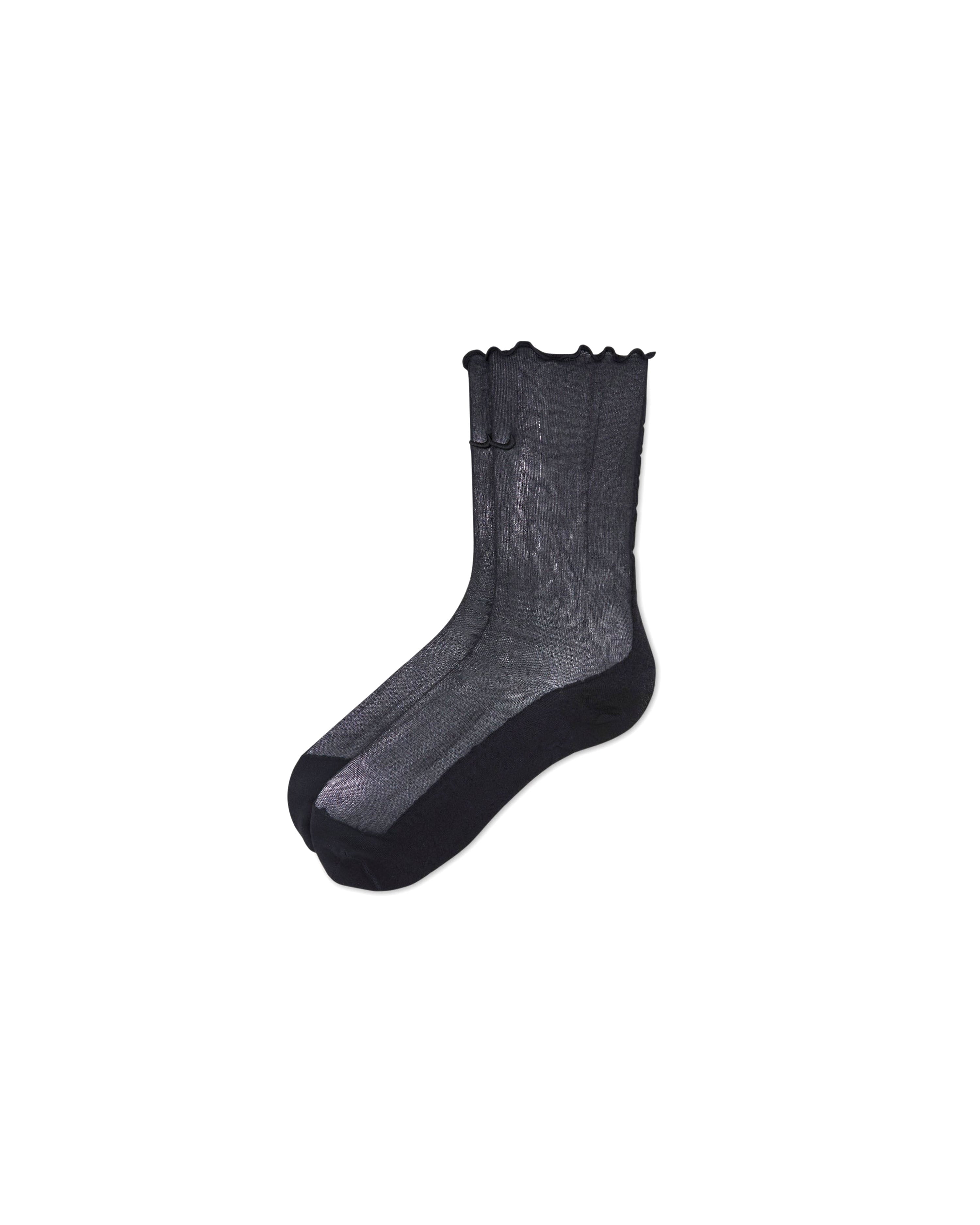 Women's Sheer Sock - Black / Black