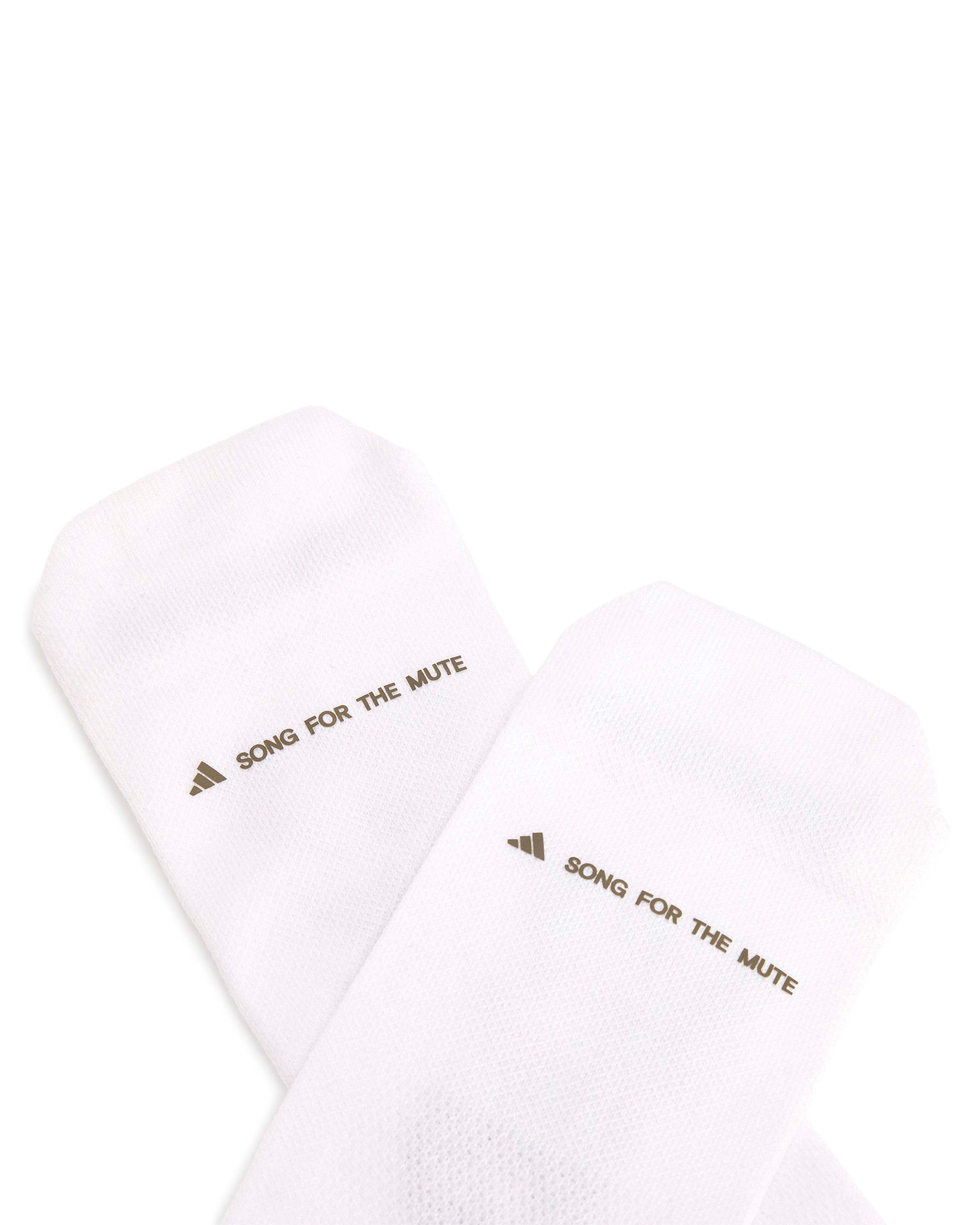 Song For The Mute Run Sock - White
