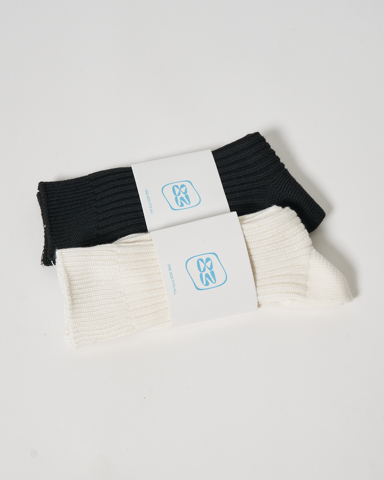 83 Logo Heavy Guage Sock - Black