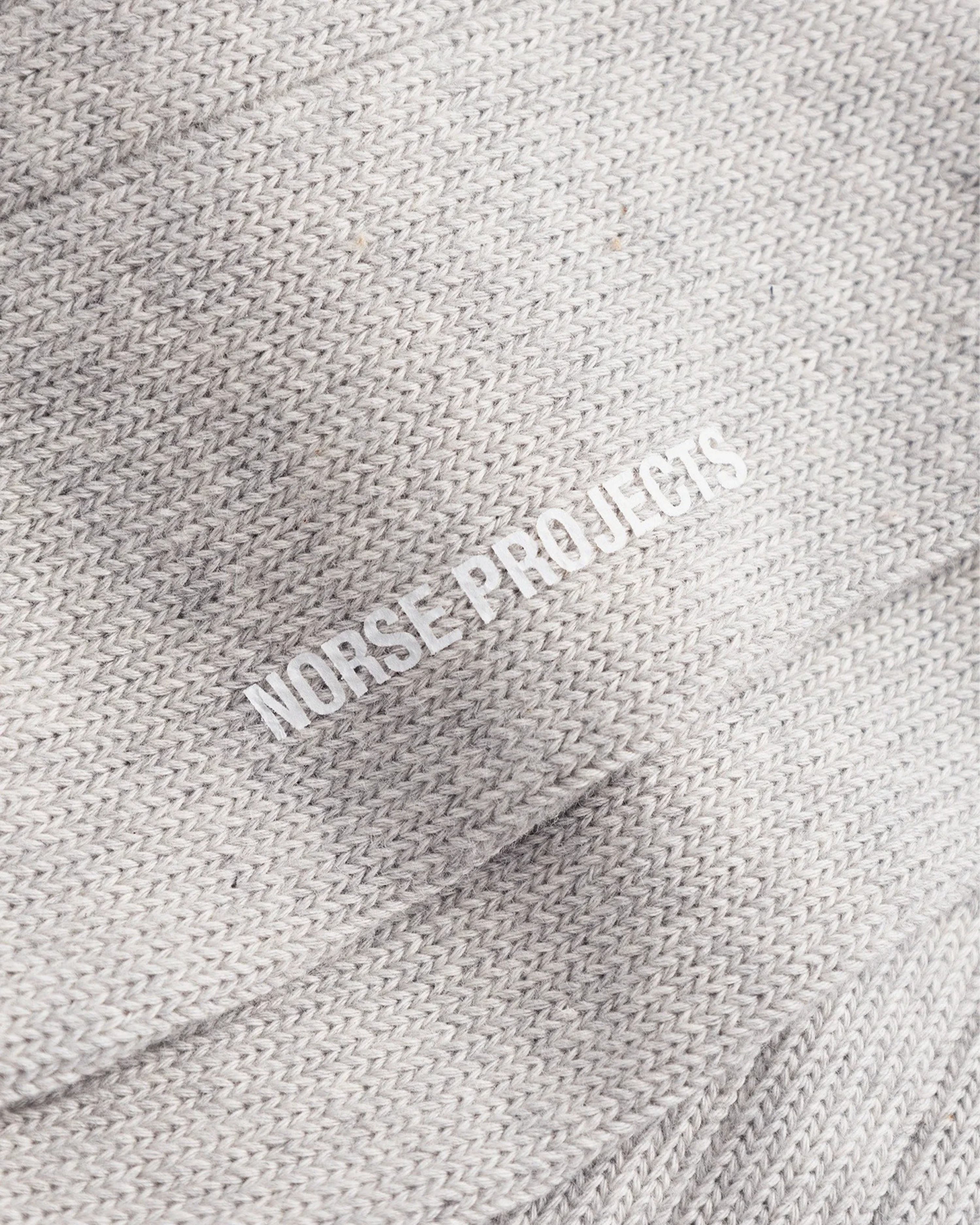 Bykle Cordura Wide Rib Sock - Light Grey Melange