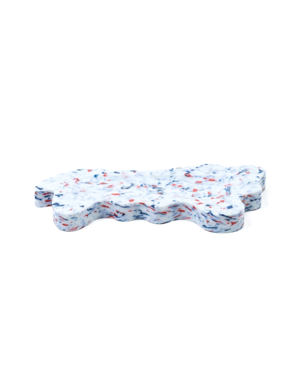 Melted Structures Desk Tray - White Multi