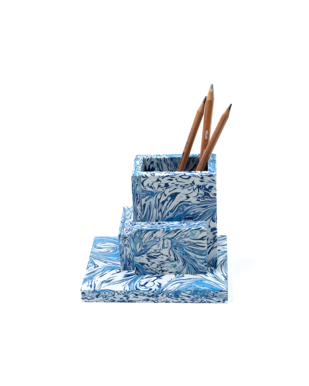 Archidesk Pen Holder - Blue Wave