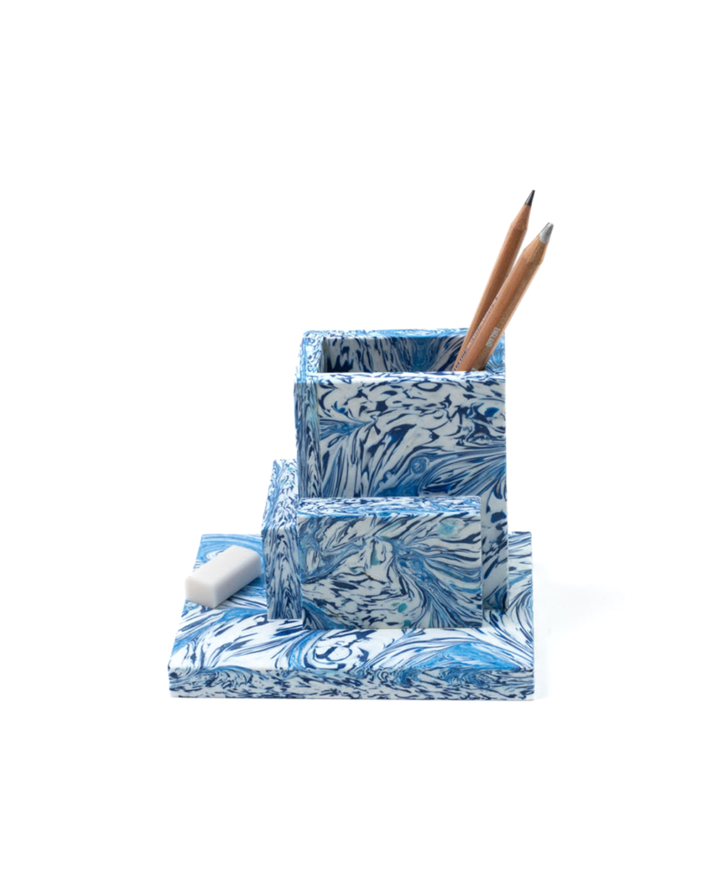 Archidesk Pen Holder - Blue Wave