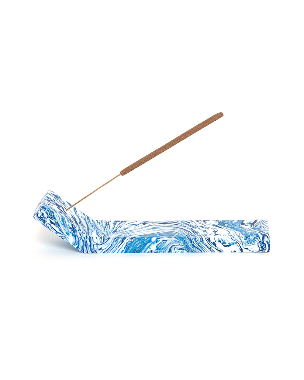 Incense Sculpture - Blue Wave