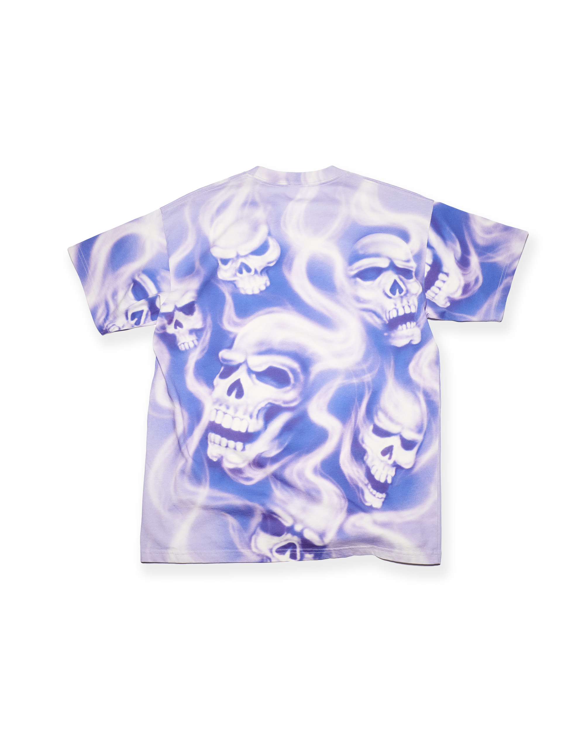 Alko Airbrush T-Shirt - Blue Skull