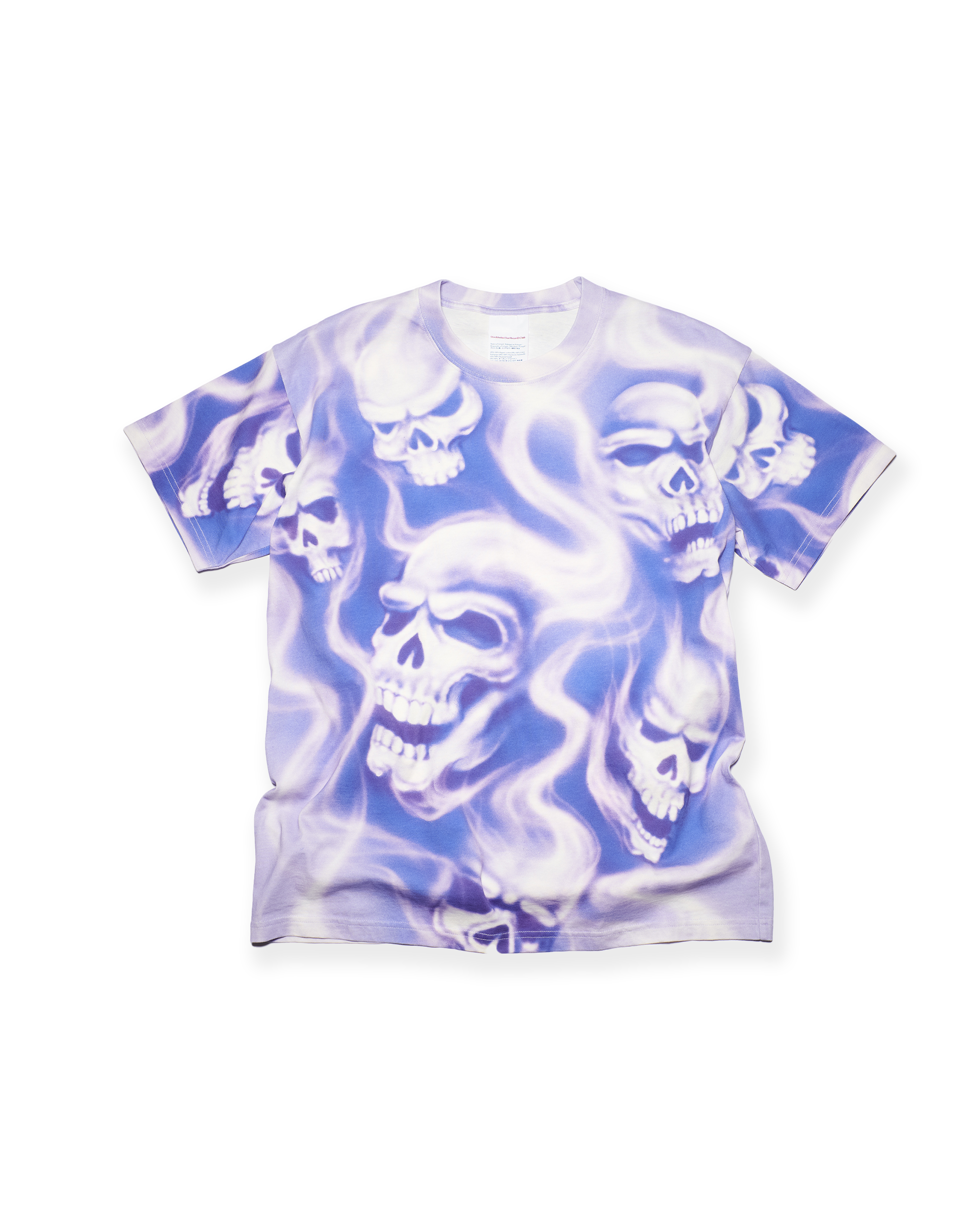 Alko Airbrush T-Shirt - Blue Skull