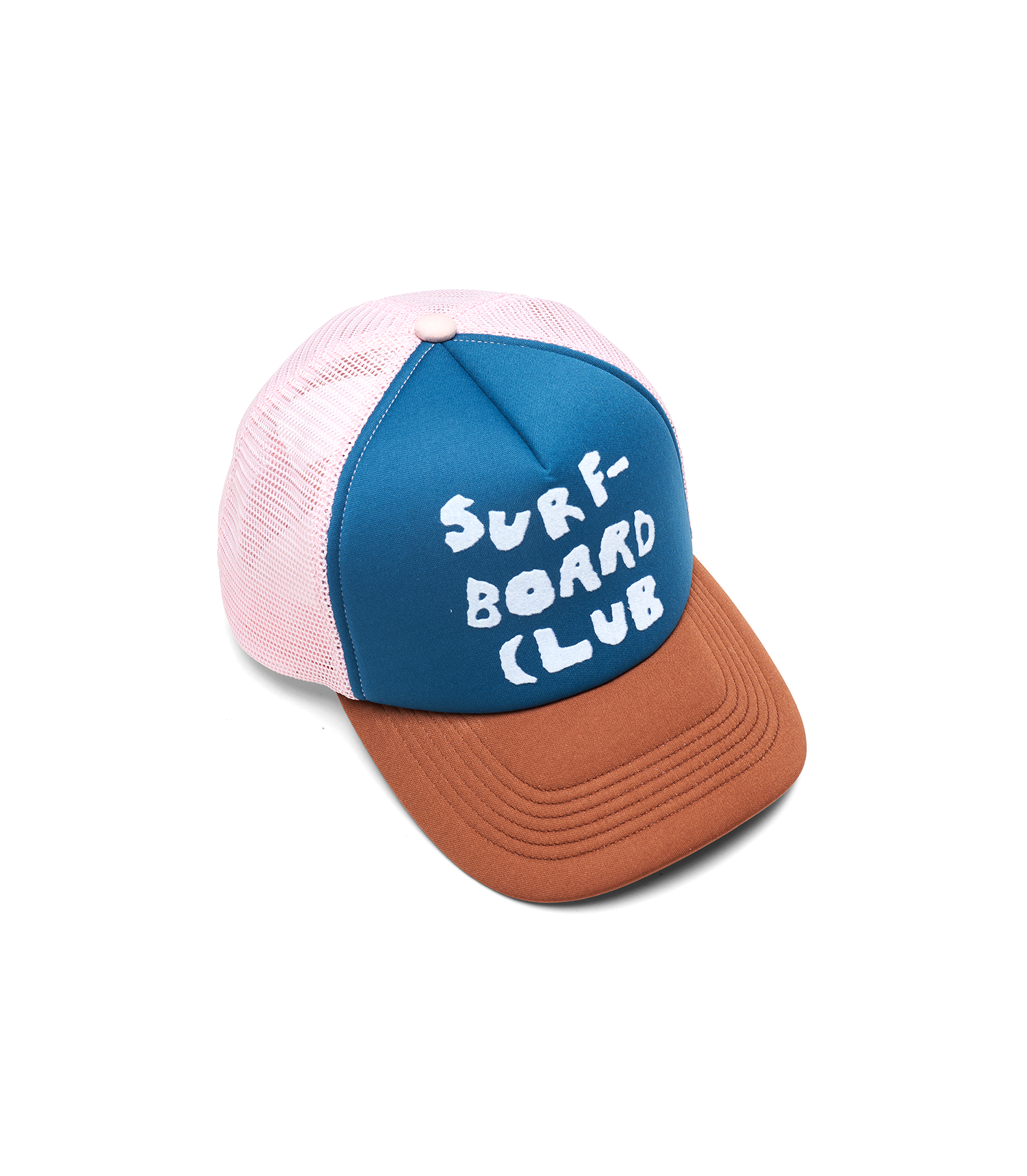 Pete Logo Trucker - Blue / Pink