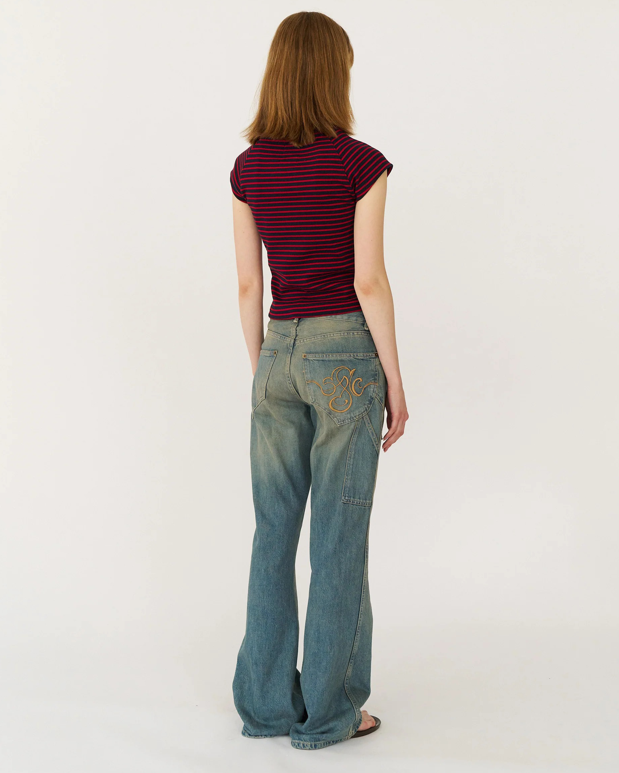 Bibbi T-Shirt - Red Stripe