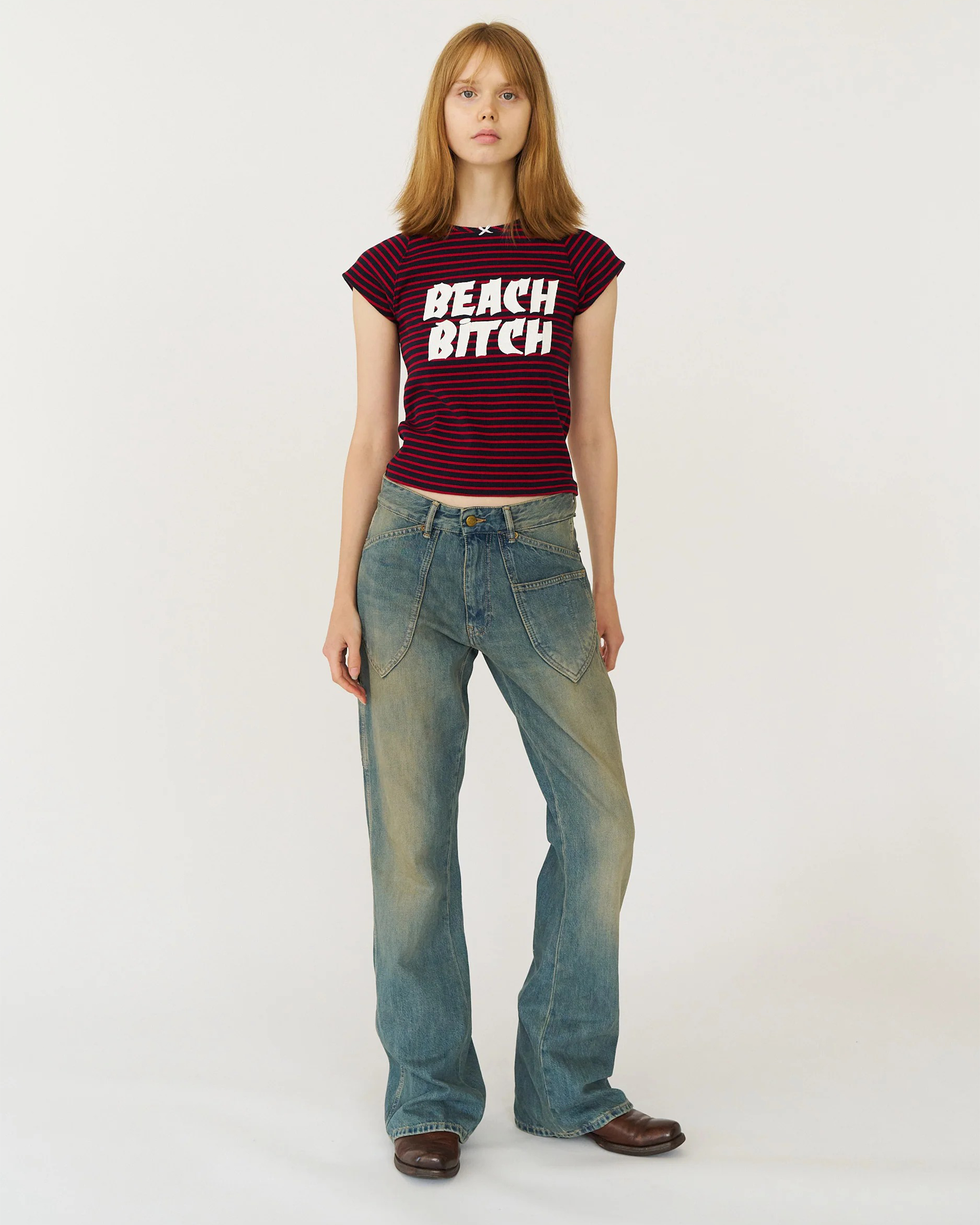 Bibbi T-Shirt - Red Stripe