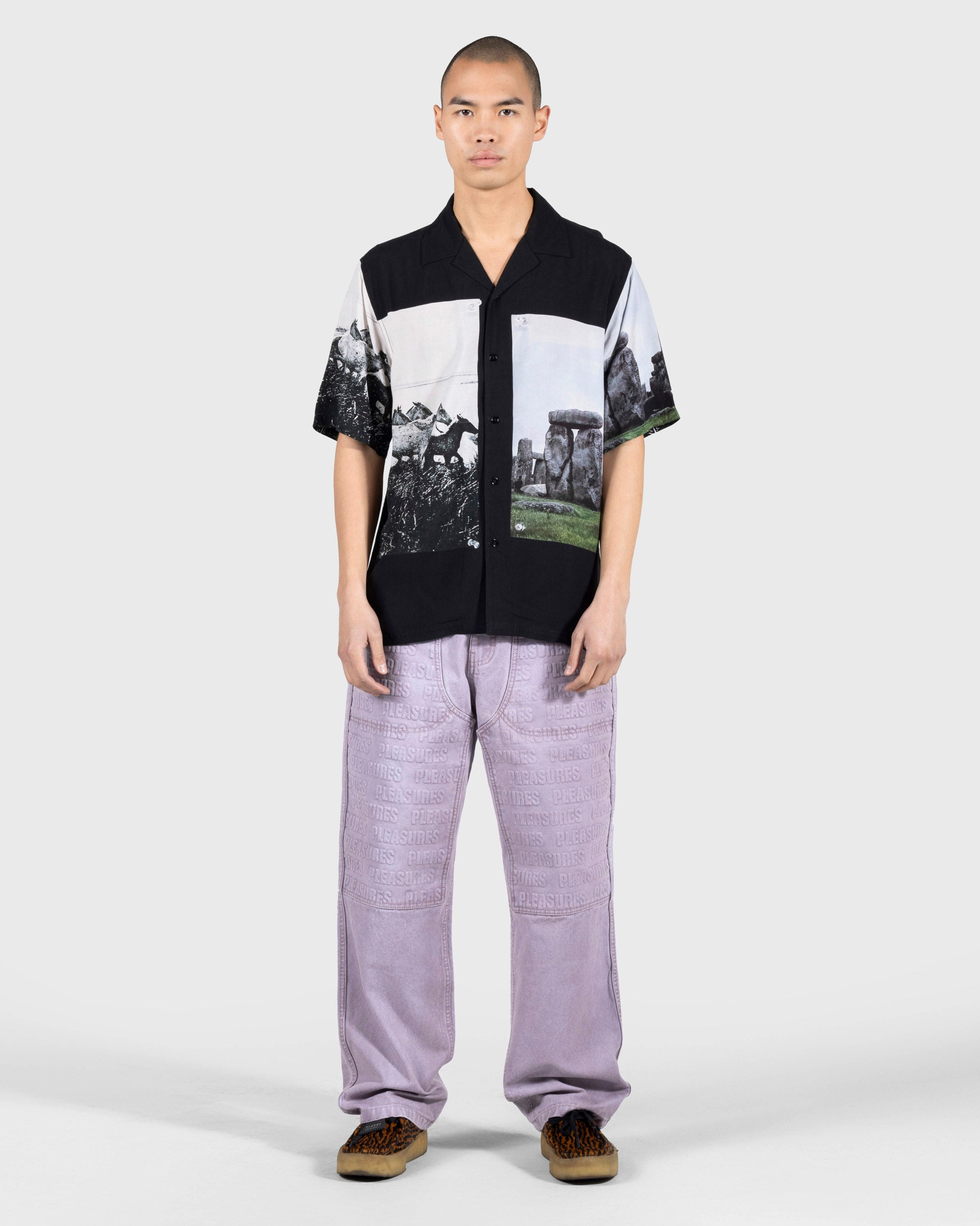 Stone Horse Button Down - Black