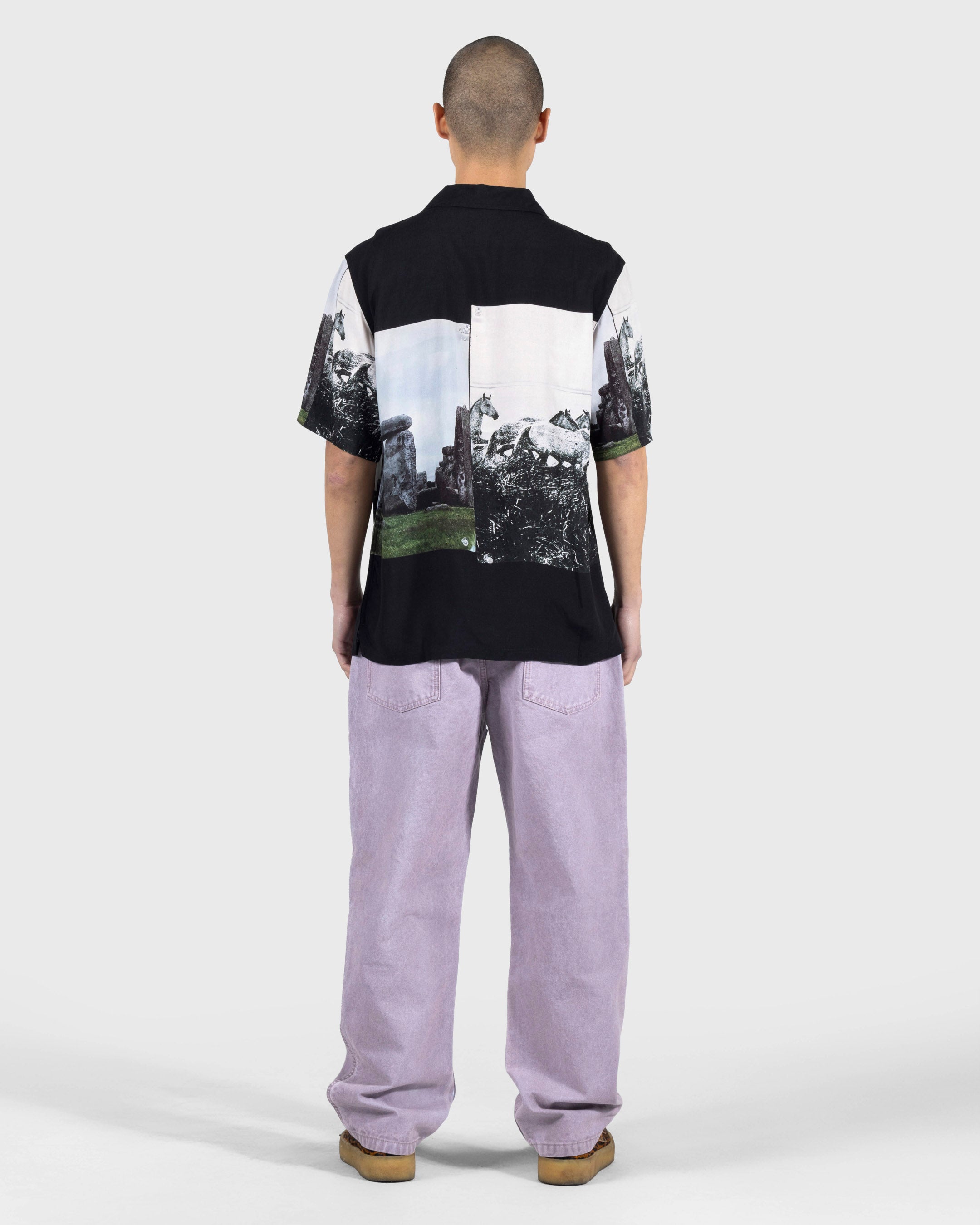 Stone Horse Button Down - Black
