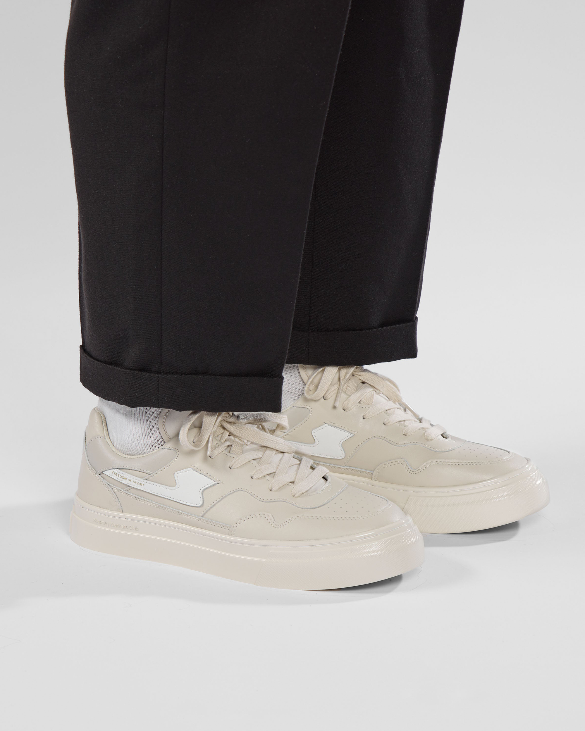 Pearl S-Strike Leather - Ecru / White