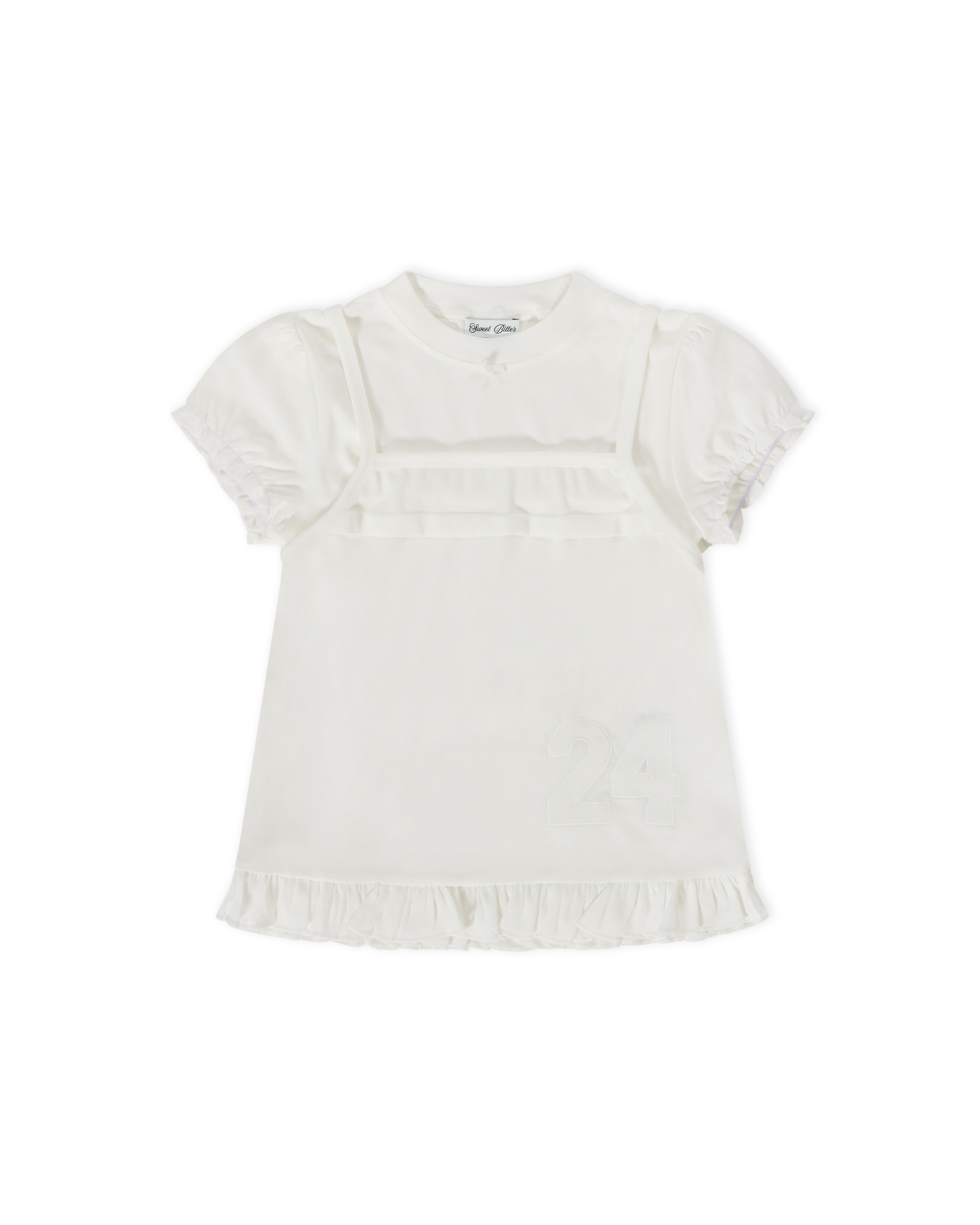 My Lucky Number Top - White