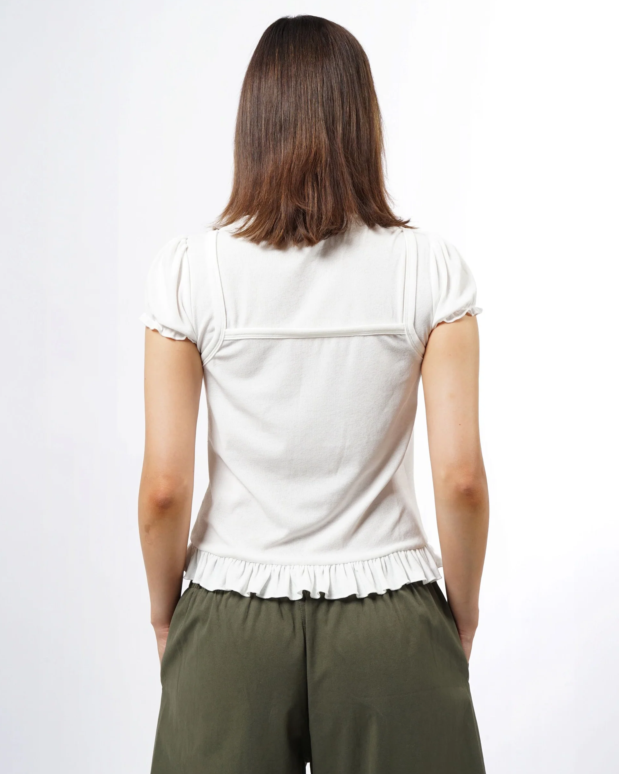 My Lucky Number Top - White