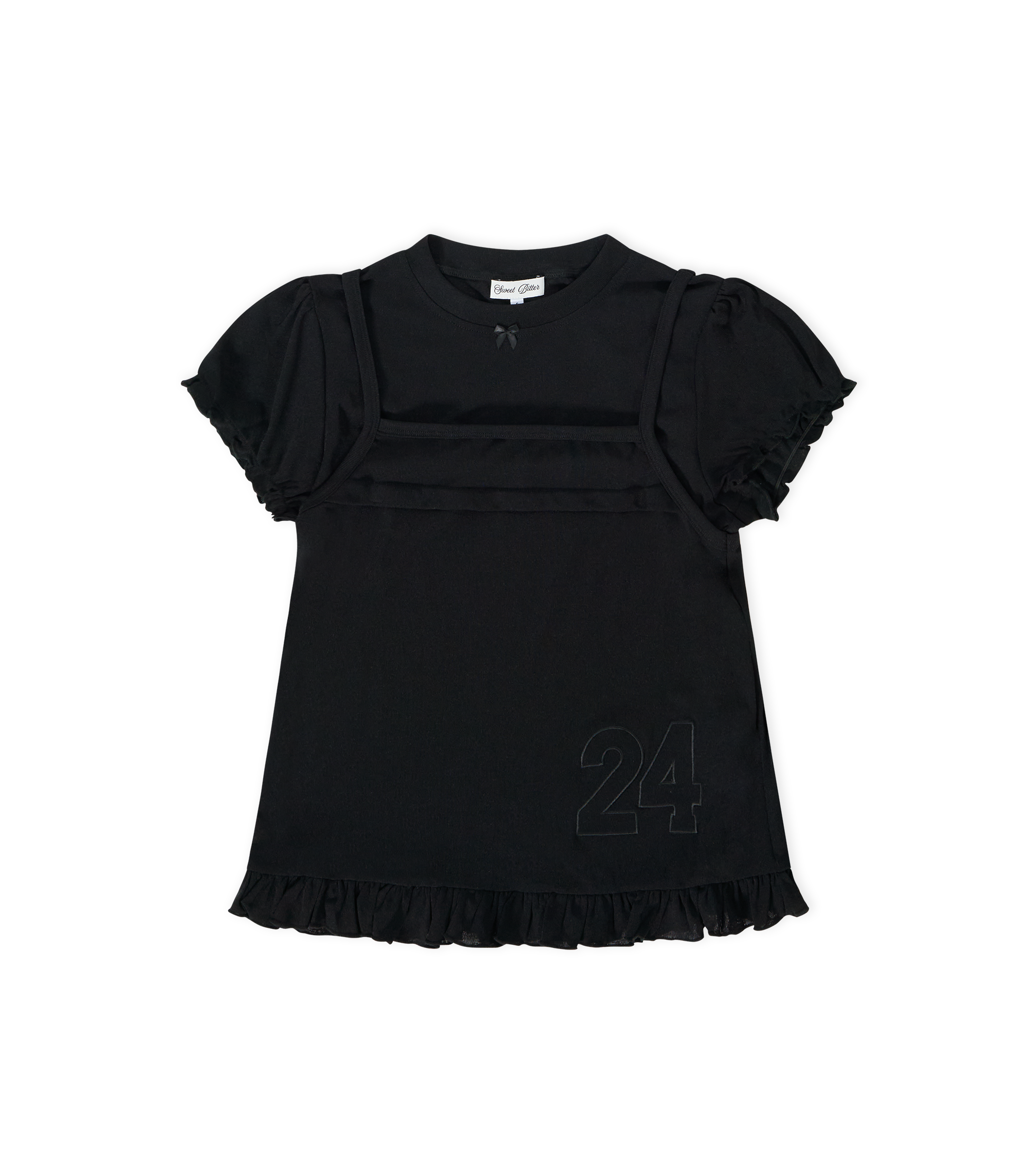 My Lucky Number Top - Black
