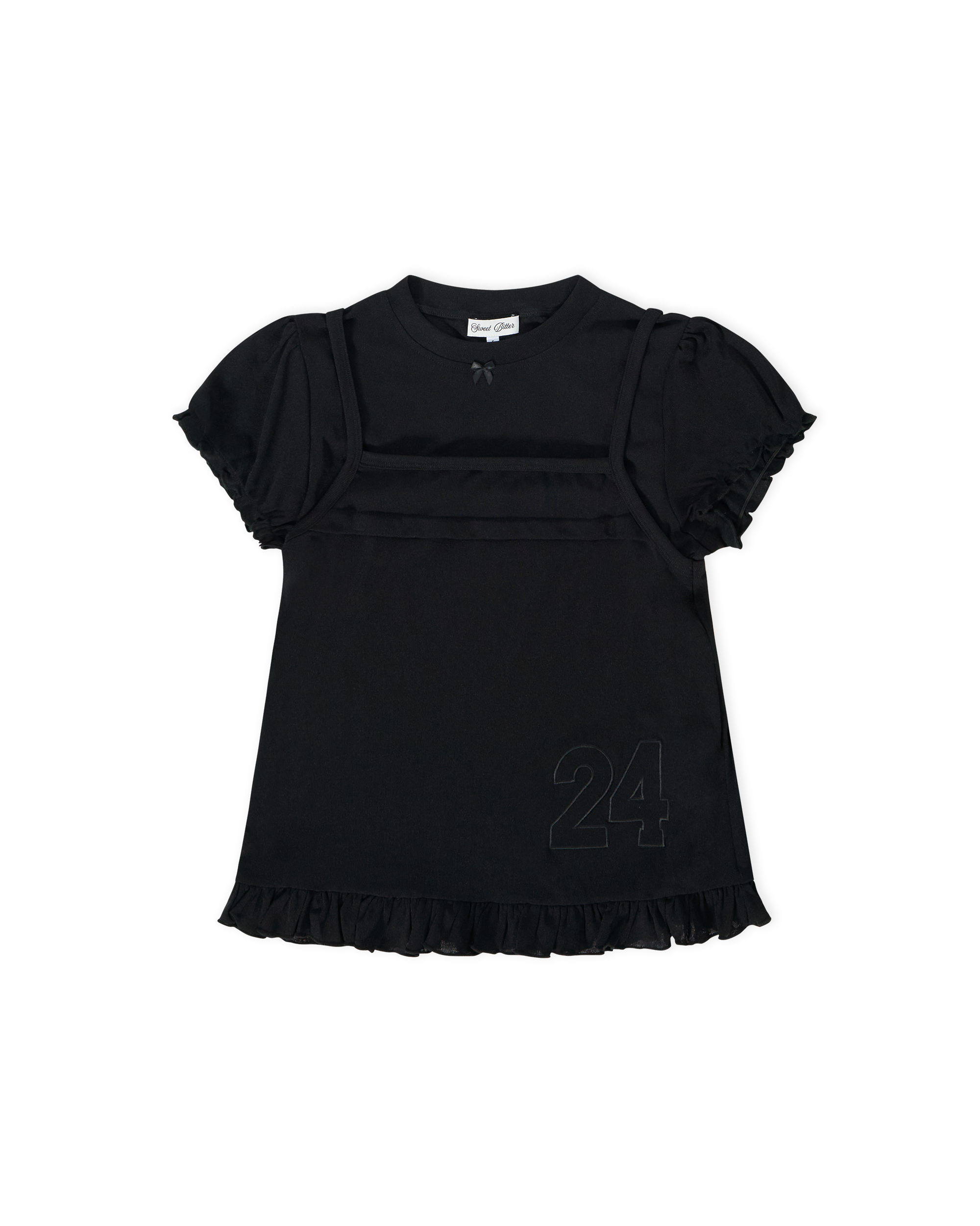 My Lucky Number Top - Black