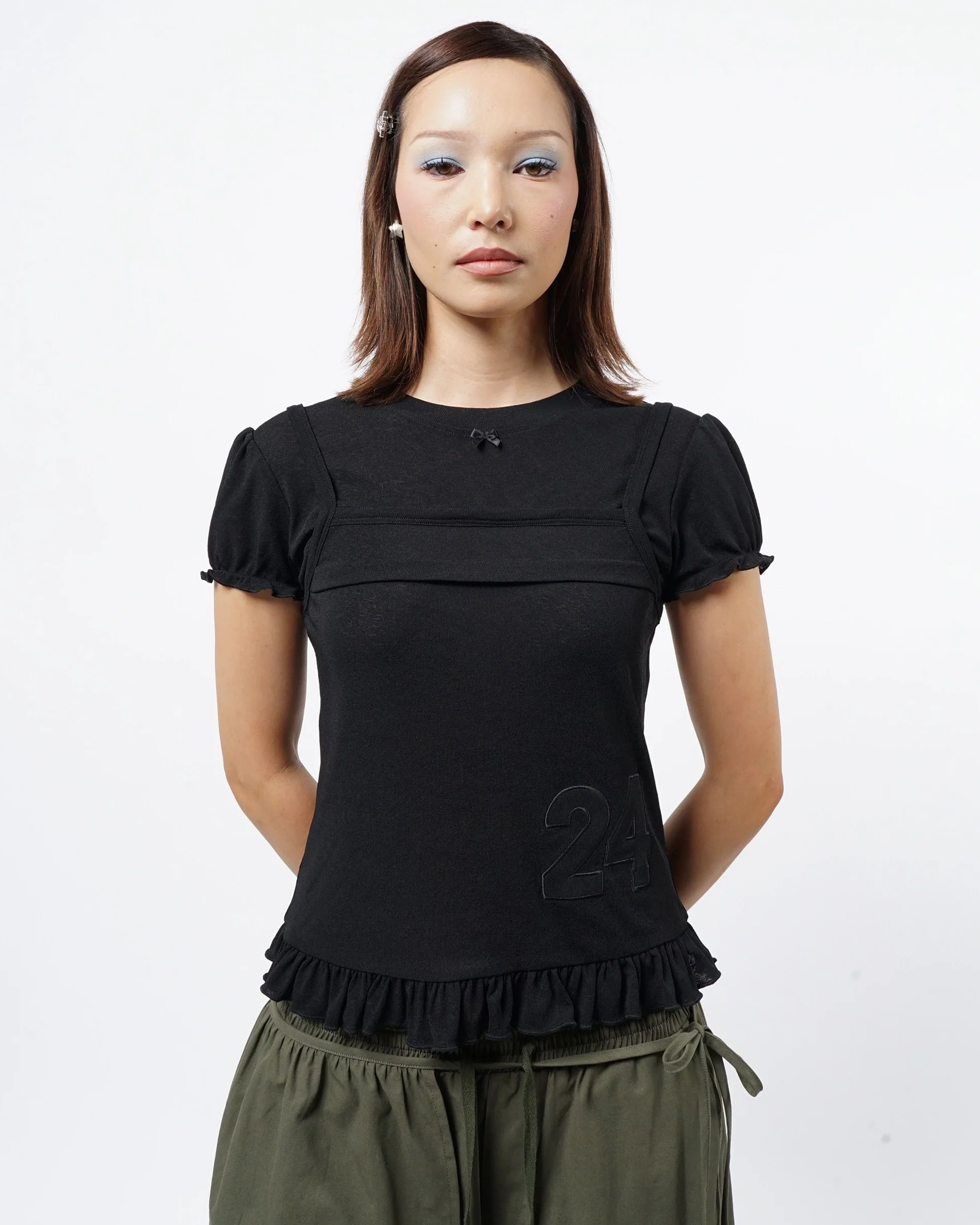 My Lucky Number Top - Black