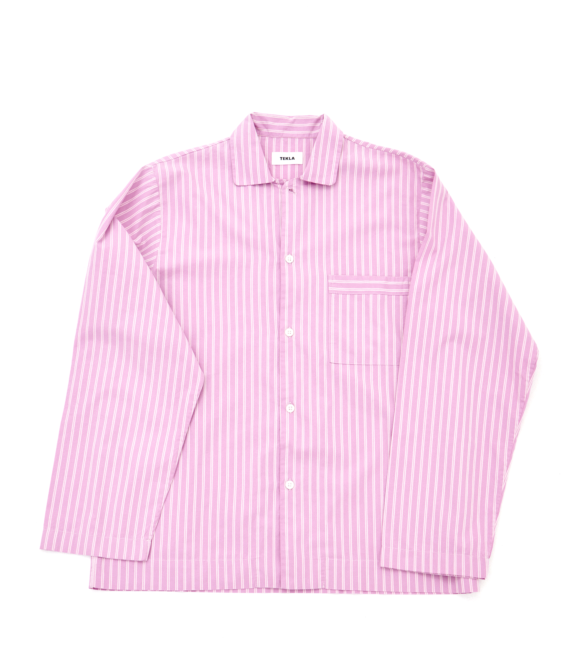 Sleepwear (Poplin) Pyjama L/S Shirt - Purple Pink