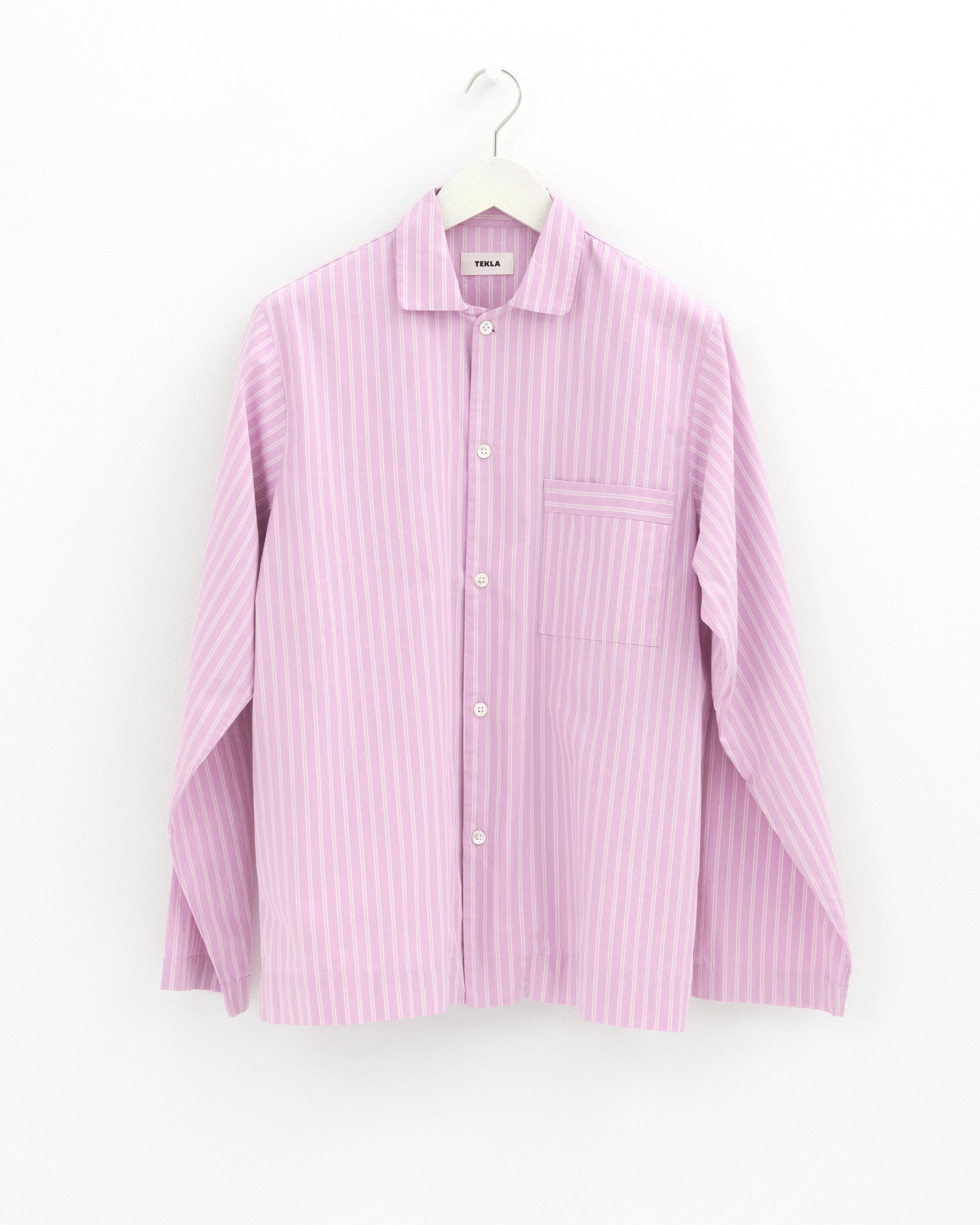 Sleepwear (Poplin) Pyjama L/S Shirt - Purple Pink