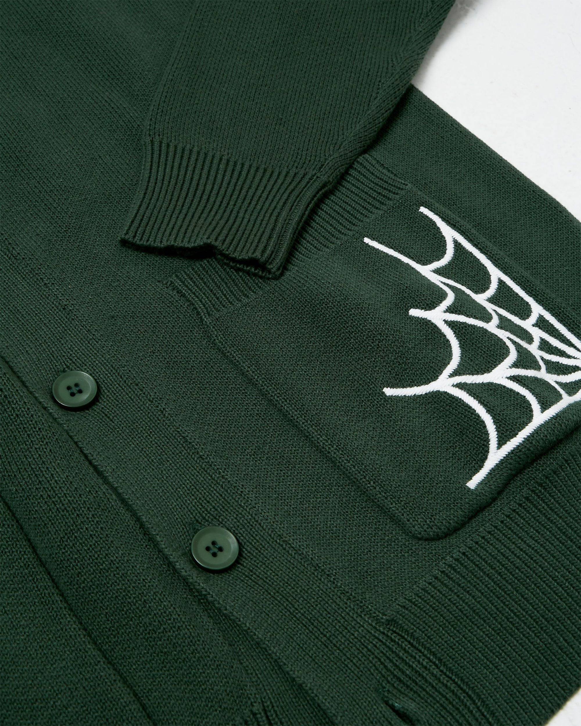 Spider Cardigan - Green