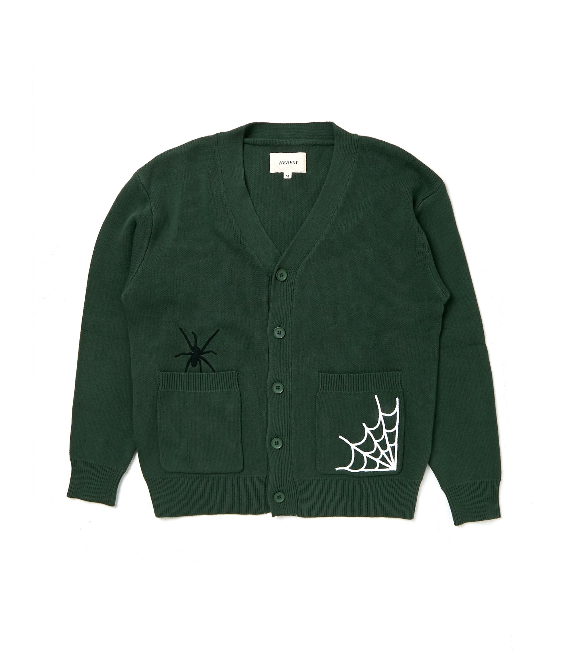 Spider Cardigan - Green